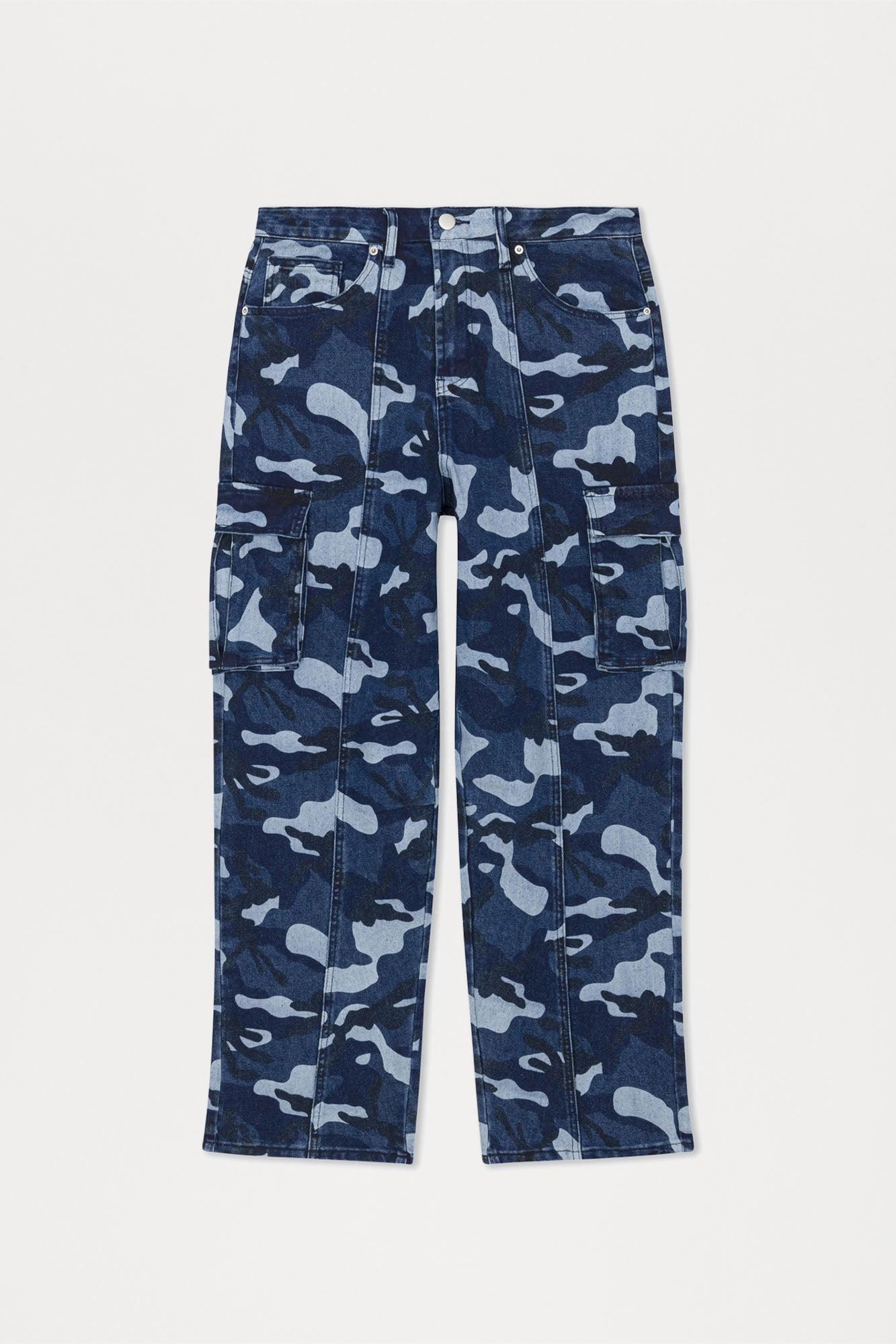Cargo Camo Baggy Jeans - Camouflage Product Image