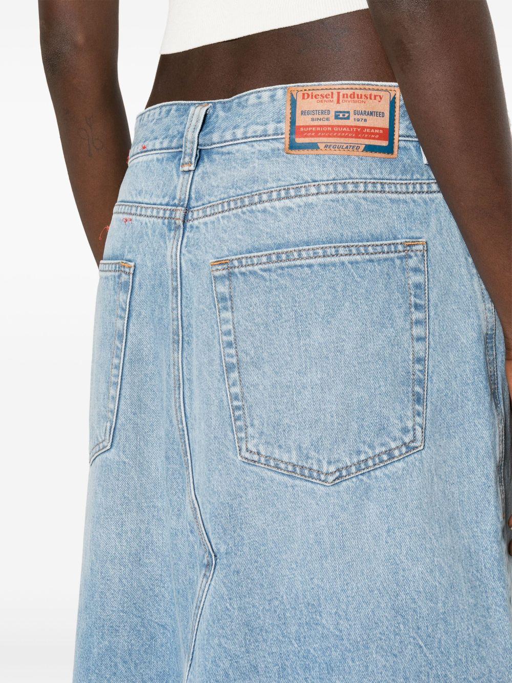 denim maxi skirt Product Image