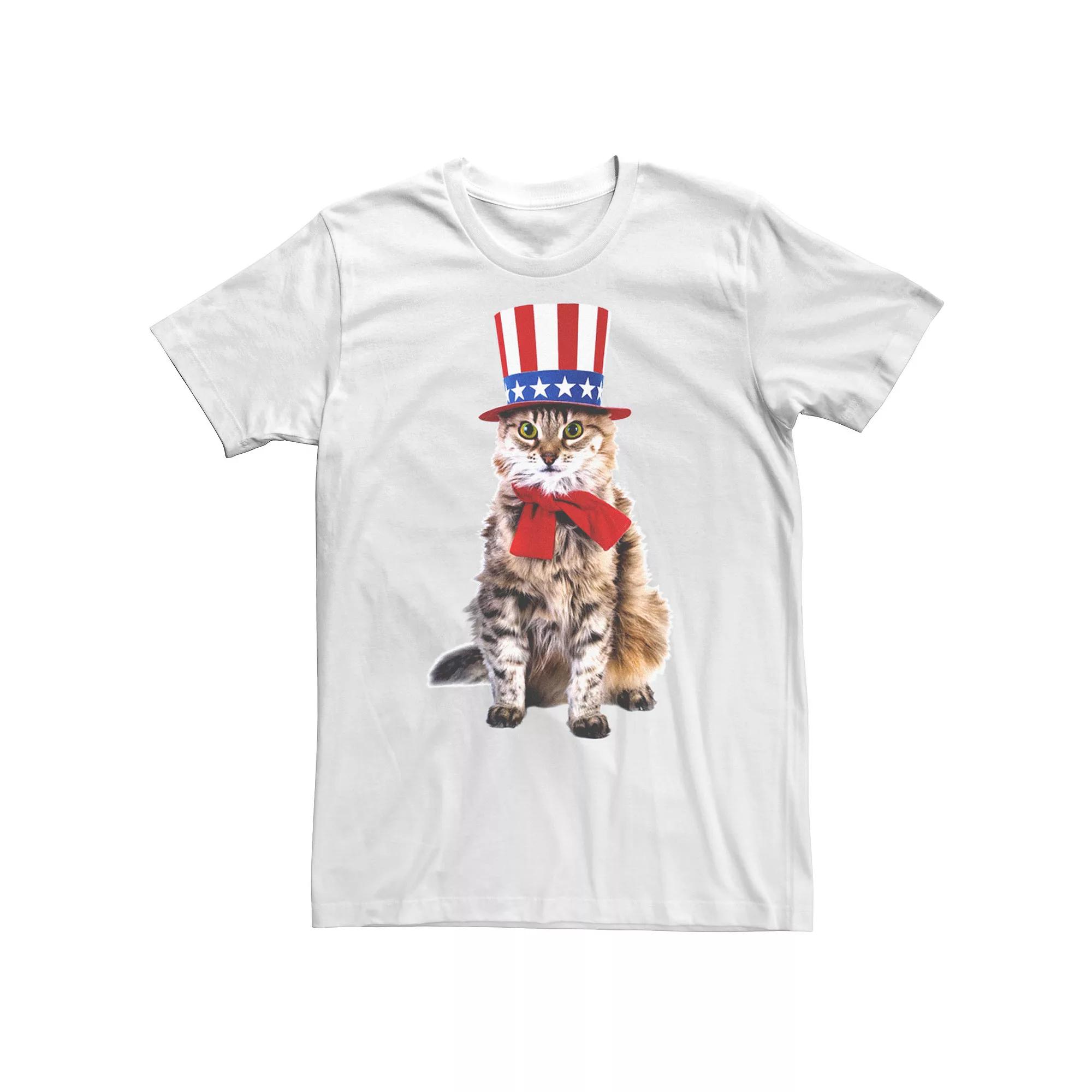 Big & Tall Meowica Holiday Tee, Men's,  Product Image