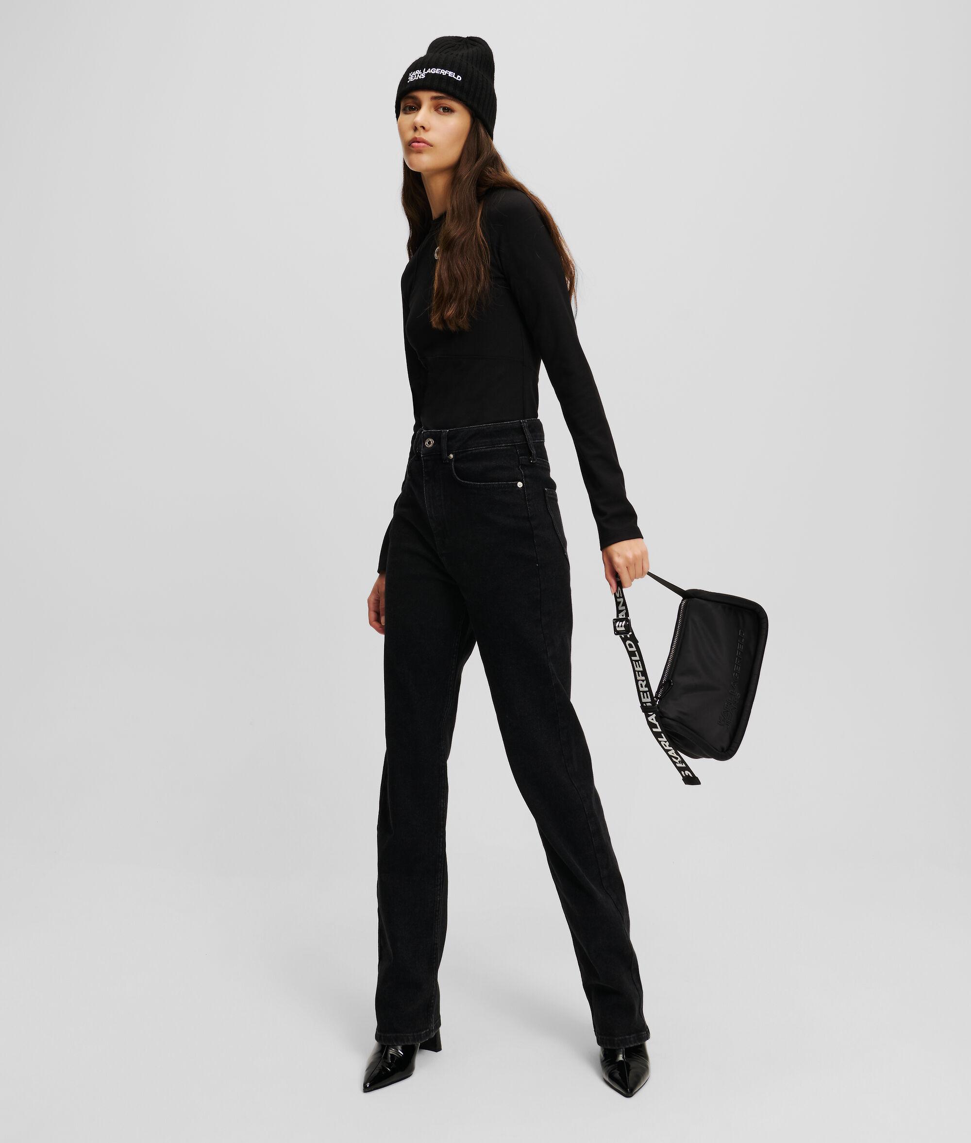 LONG-SLEEVED EYELET TOP Product Image