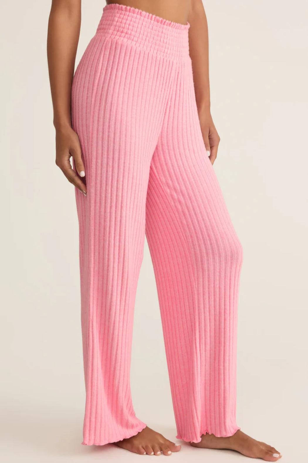 DAWN SMOCKED RIB PANT Product Image