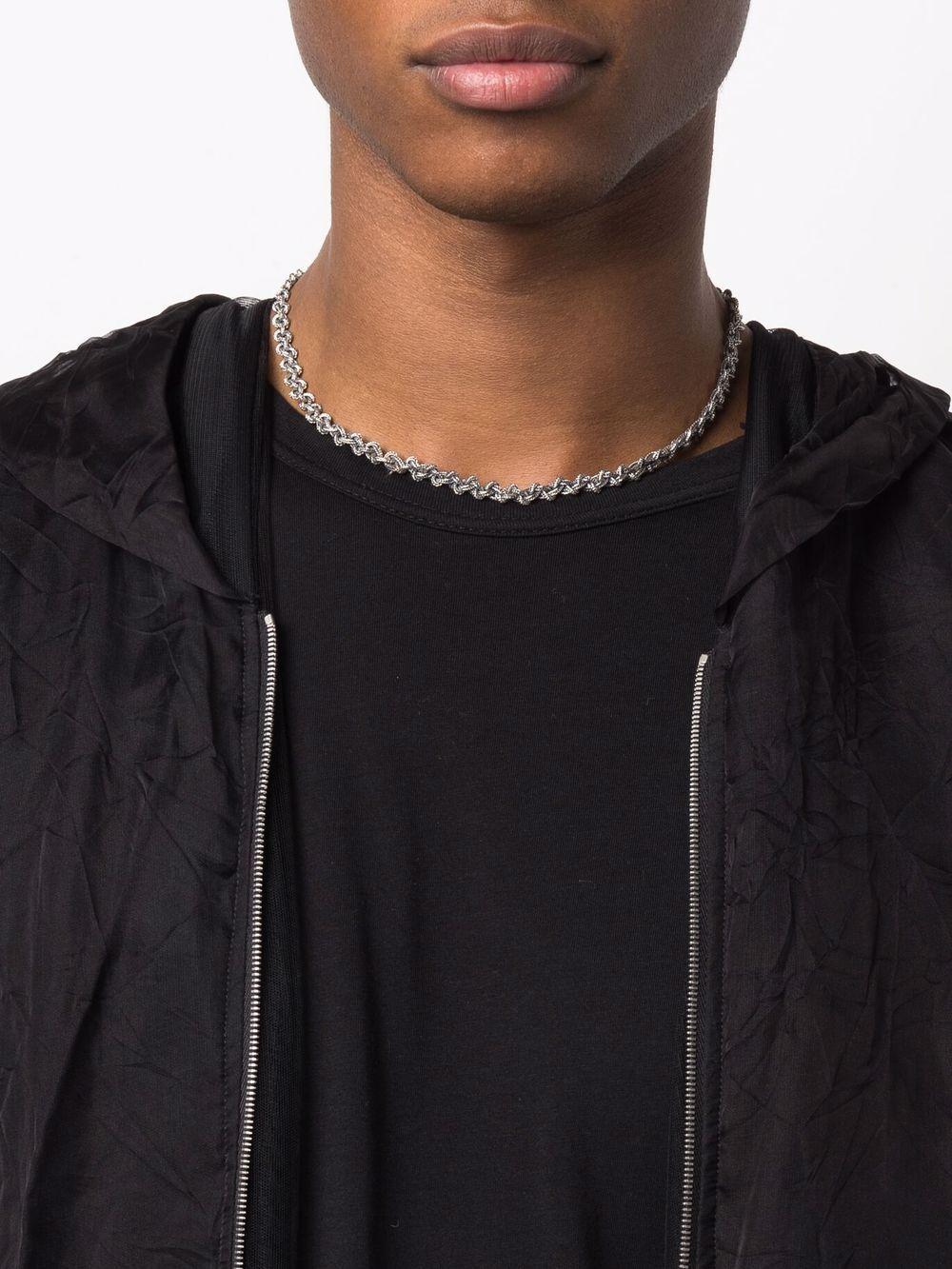 braided knot necklace Product Image