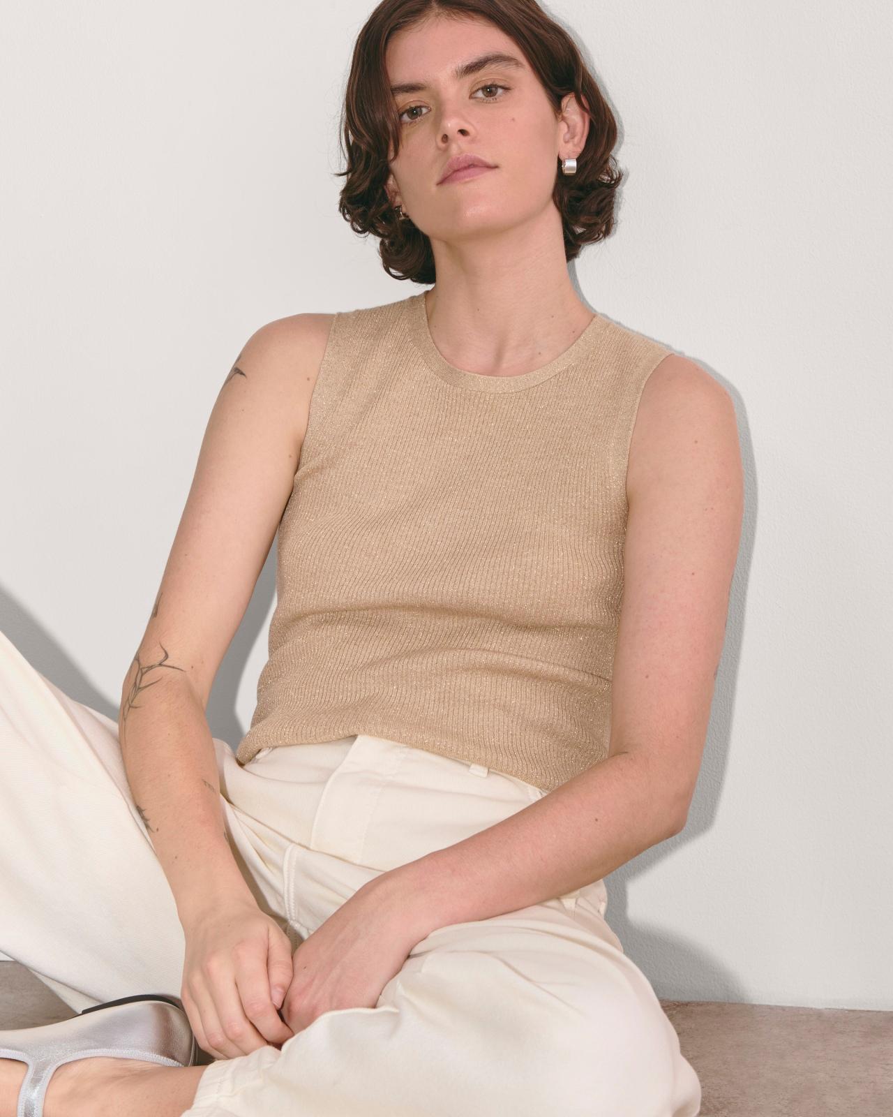 Womens Tank in Lurex Merino by Everlane Product Image