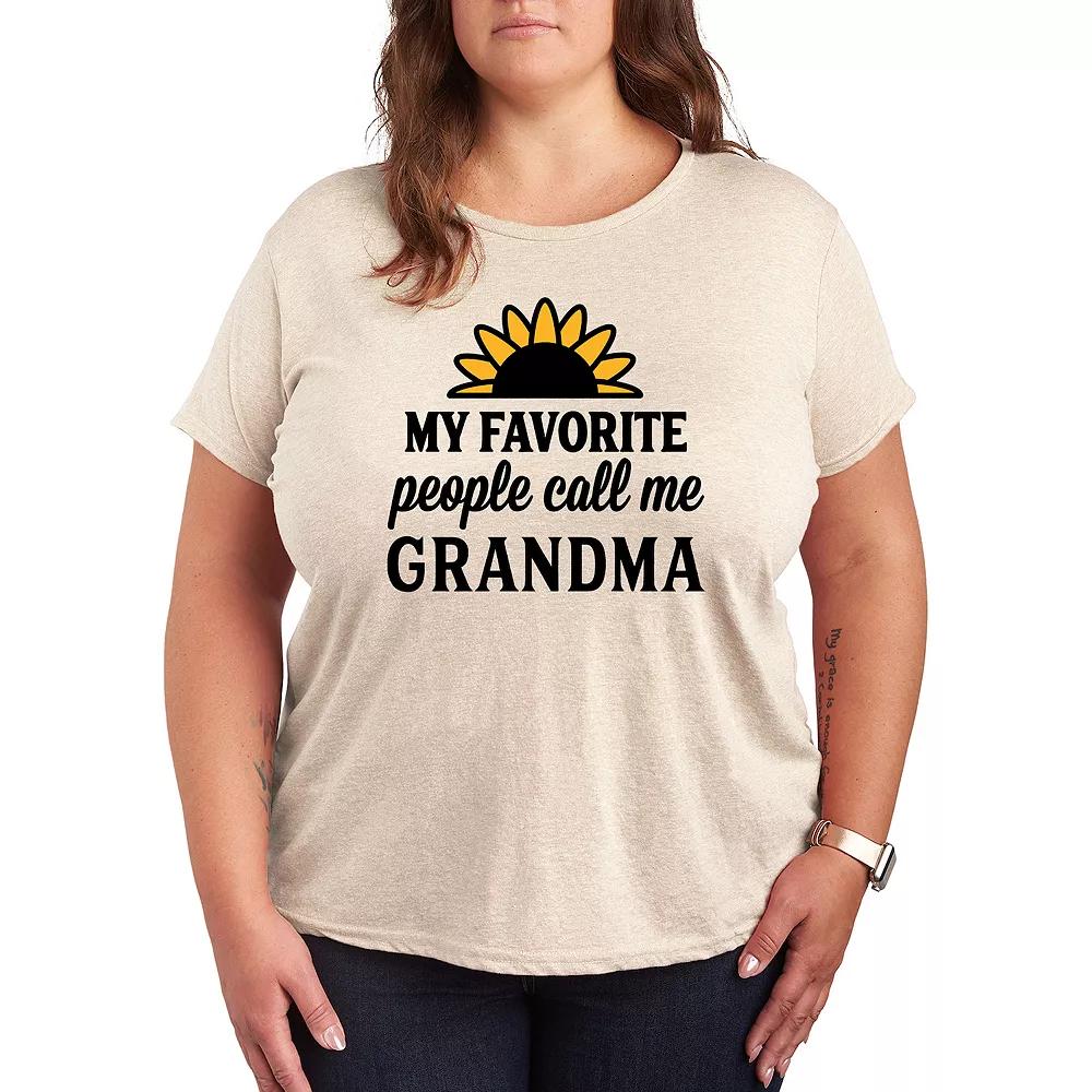 Plus Favorite People Grandma Graphic Tee, Women's,  Product Image