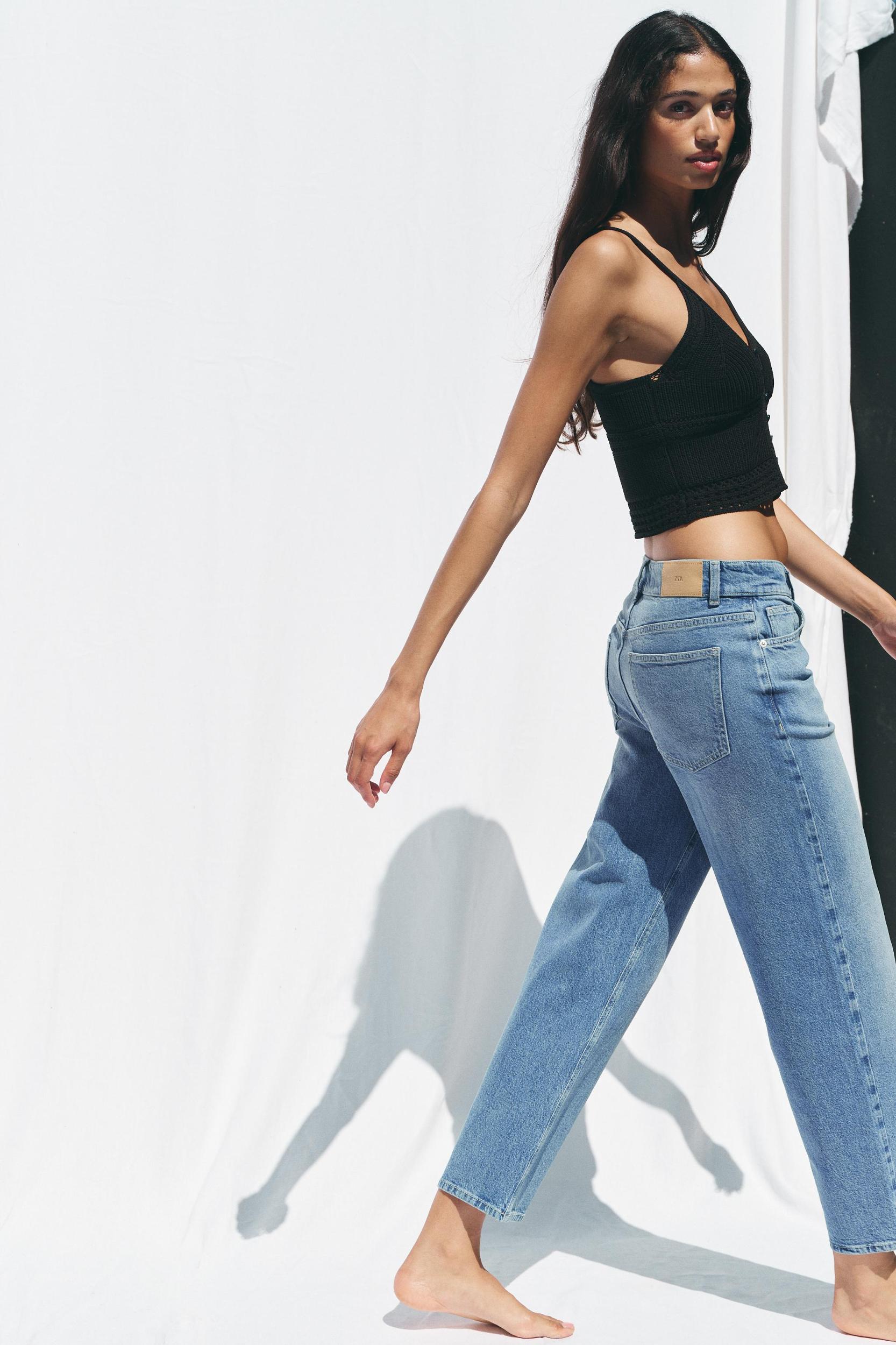 Z1975 HIGH-WAIST STRAIGHT ANKLE JEANS Product Image