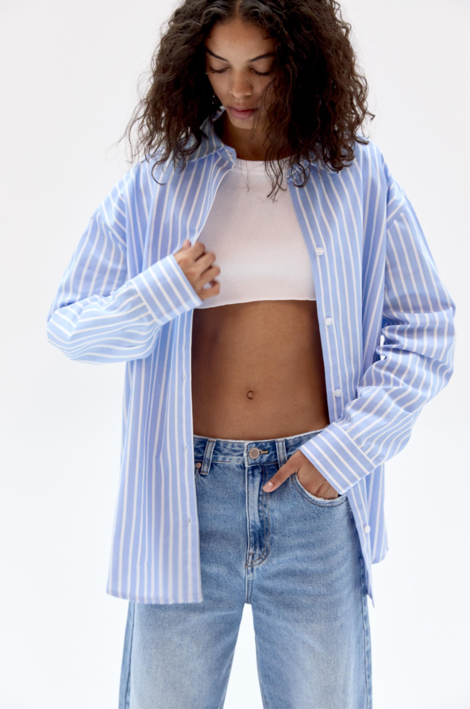 Basic poplin shirt Product Image