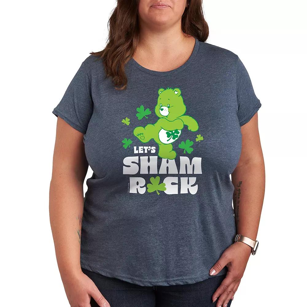 Plus Care Bears Let's Sham Rock Graphic Tee, Women's,  Product Image
