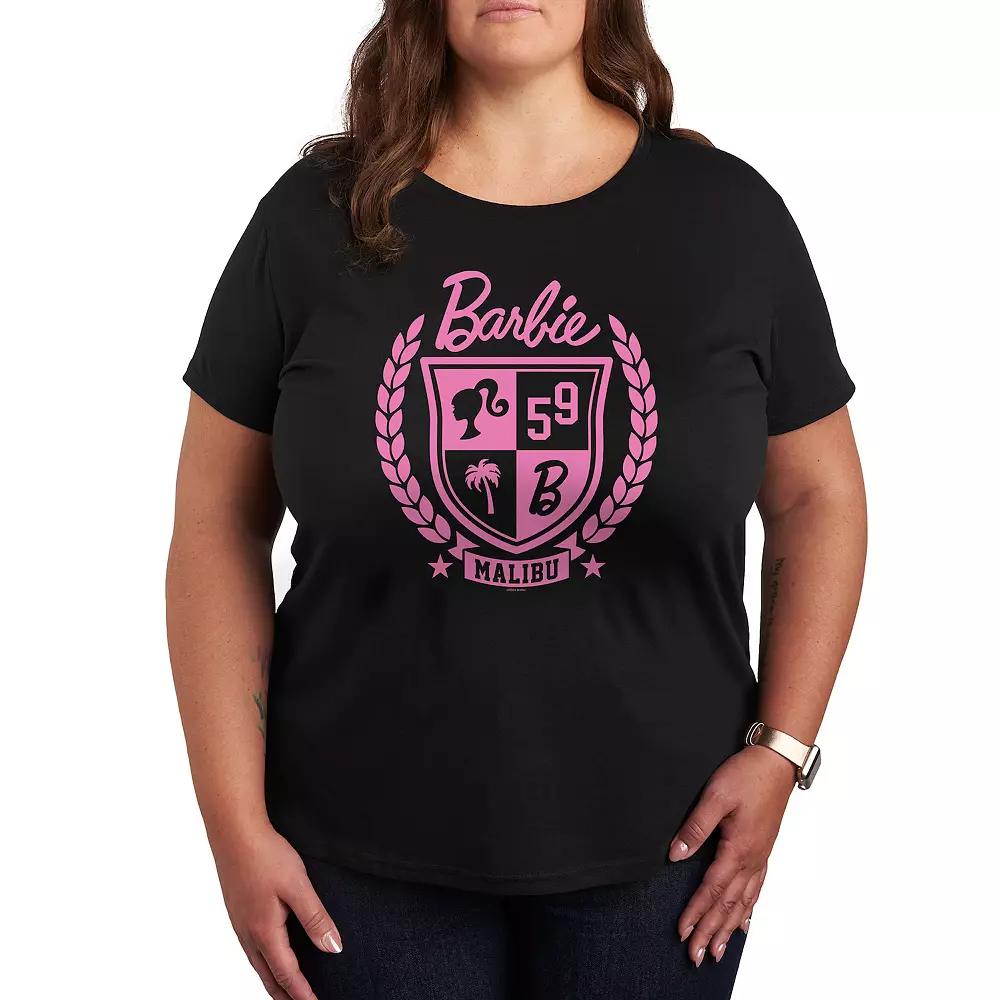 Plus Barbie® Varsity Malibu Seal Graphic Tee, Women's,  Product Image