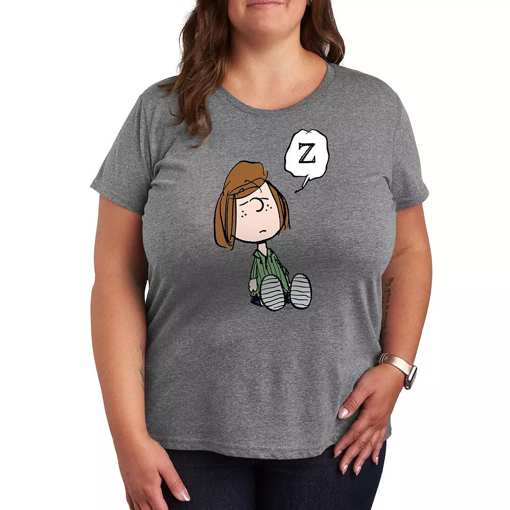 Plus Peanuts Peppermint Patty Doze Graphic Tee, Women's,  Product Image