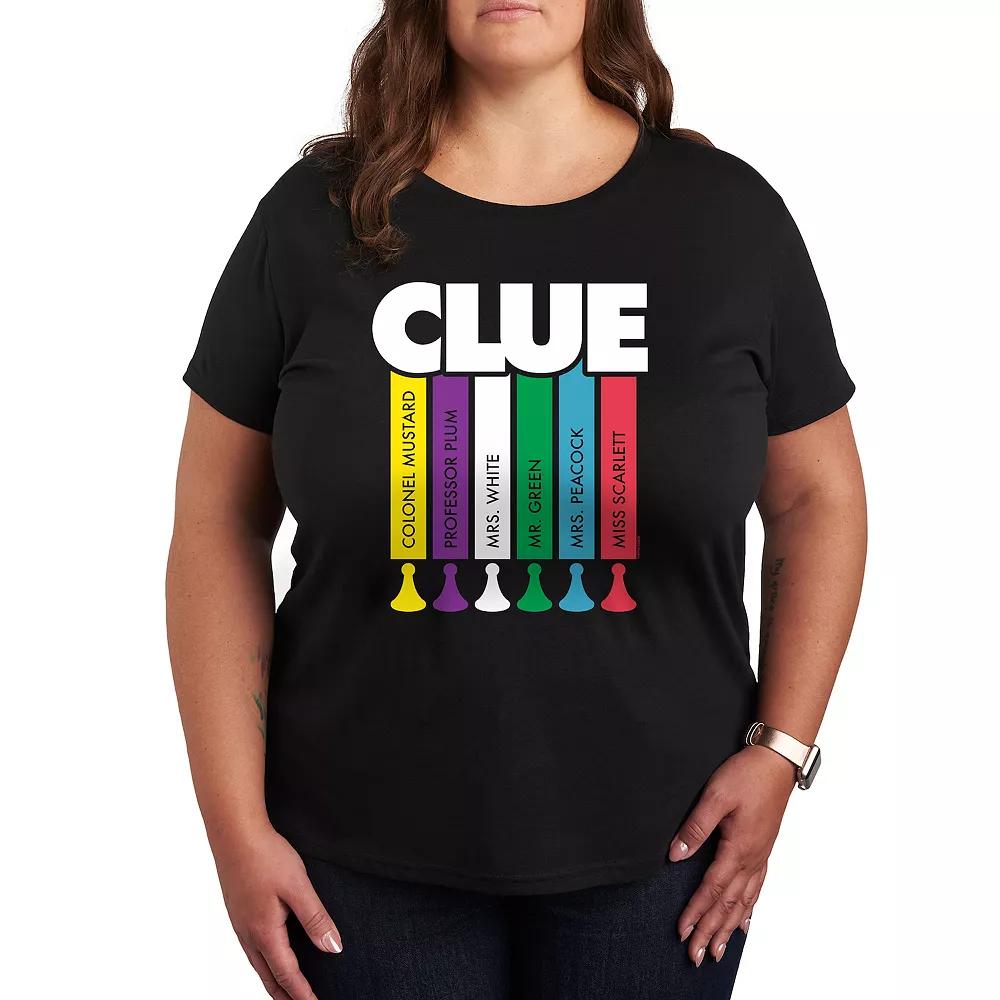 Plus Clue Logo Characters Graphic Tee, Women's,  Product Image