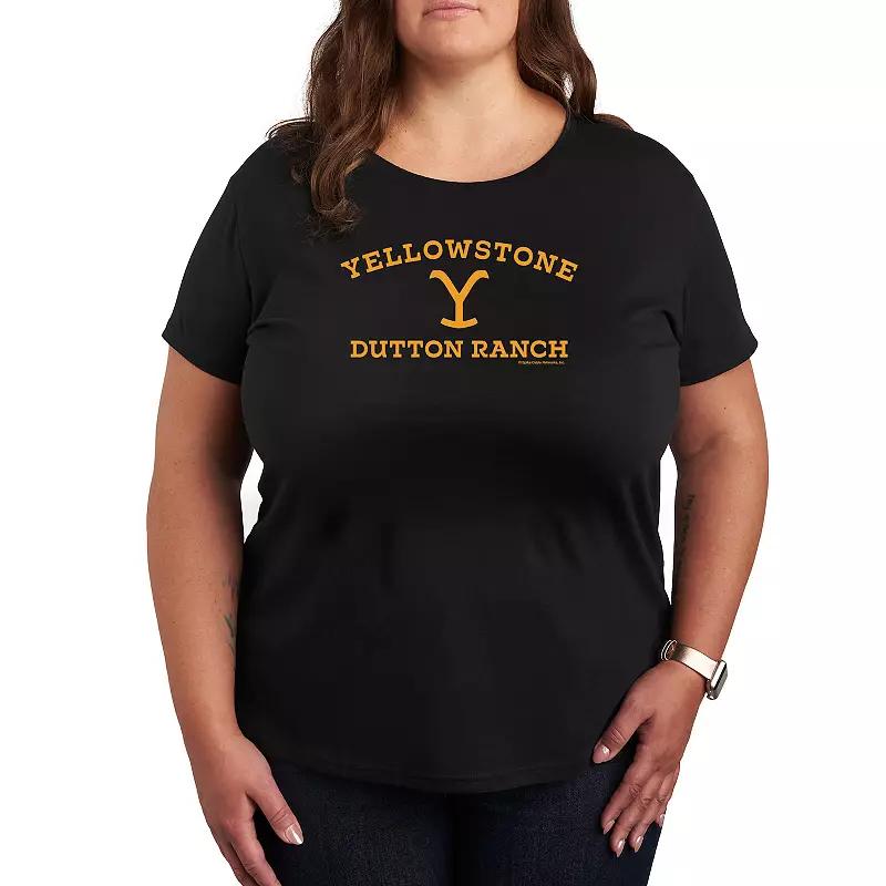 Plus Yellowstone Y Dutton Ranch Logo Graphic Tee, Women's,  Product Image