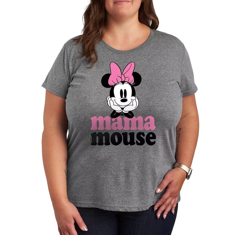 Disney's Minnie Mouse Plus Mama Graphic Tee, Women's,  Product Image