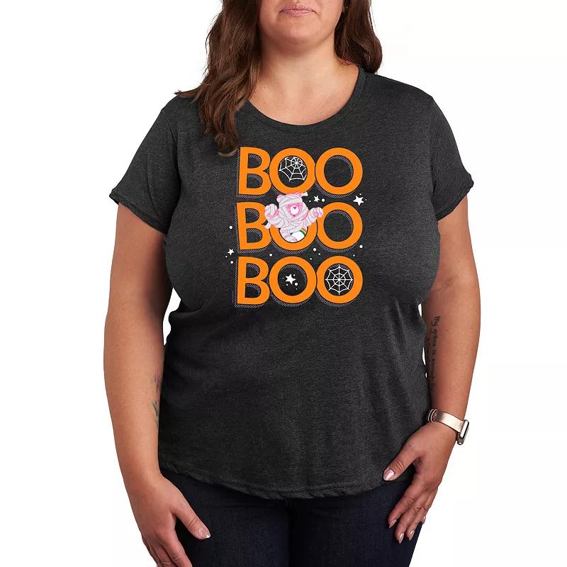 Plus Size Care Bears Boo Mummy Halloween Graphic Tee, Womens Product Image