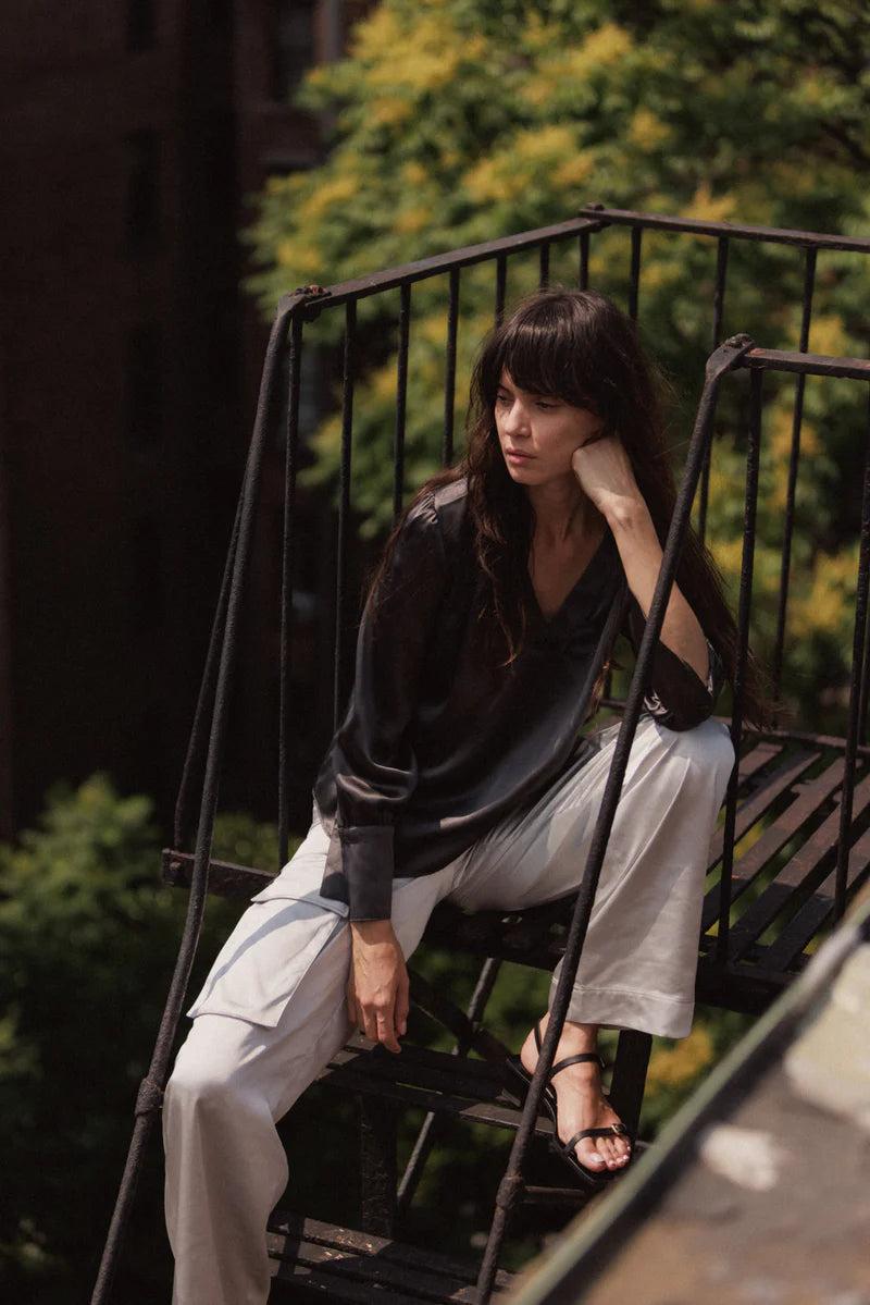 Cargo Pant in Silver Product Image