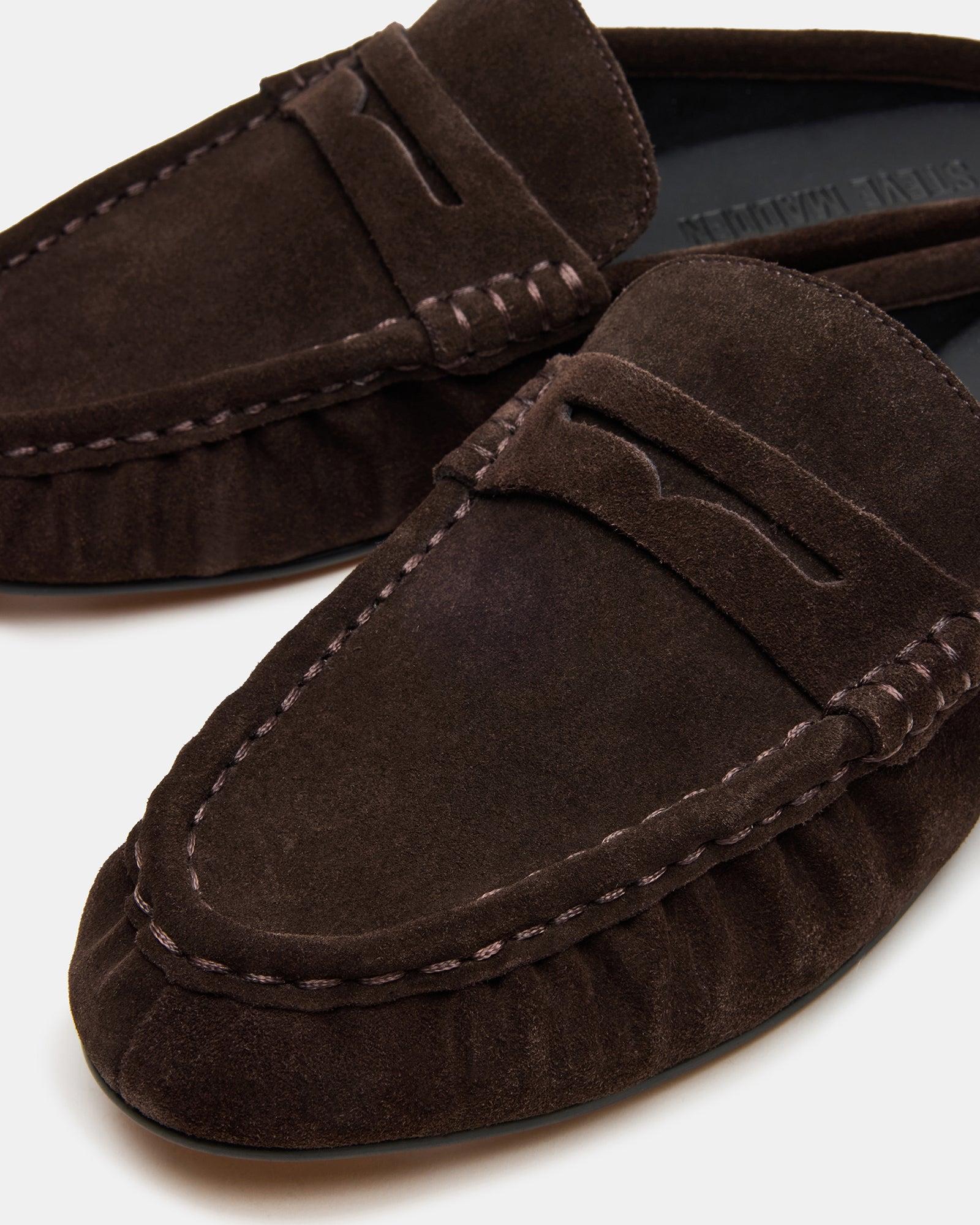 RAFE CHOCOLATE BROWN SUEDE Female Product Image
