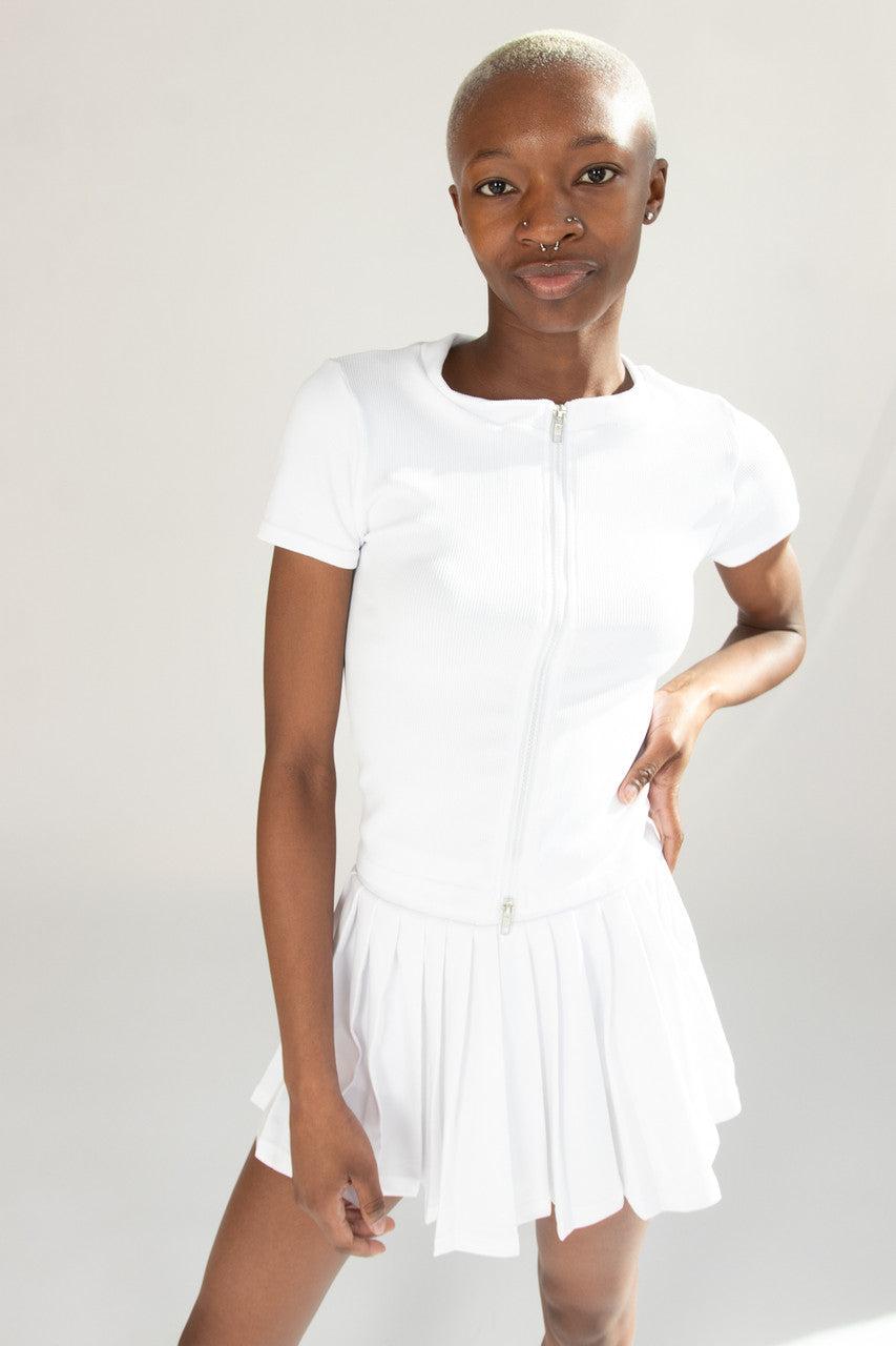 Seamless Zip Up Tee Product Image