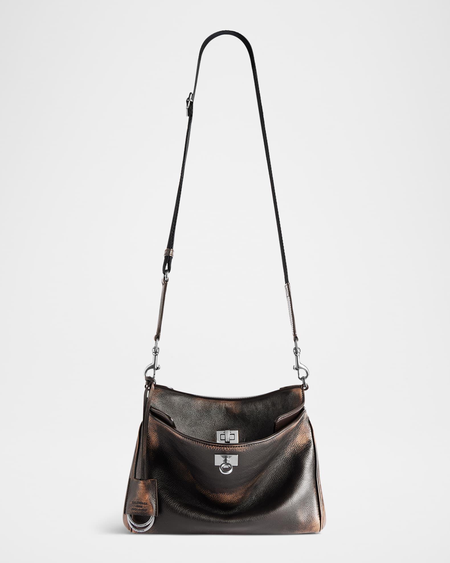 Men's Rodeo Small Calfskin Messenger Bag Product Image