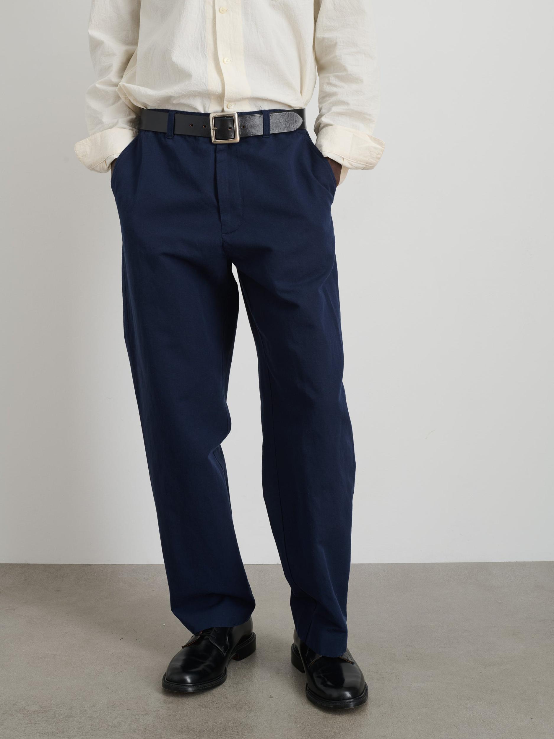 Cooper Trouser in Cotton Linen Product Image