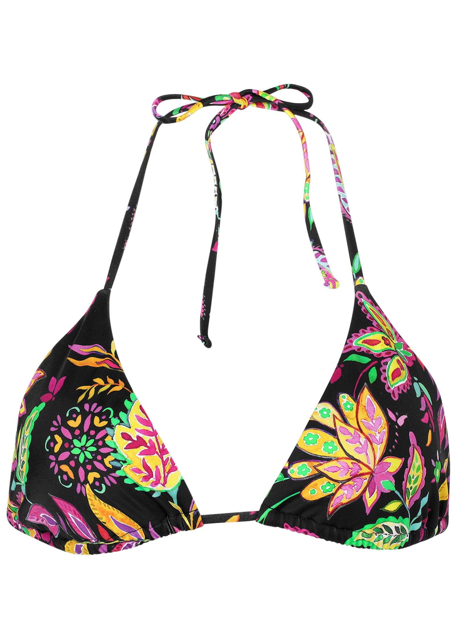 Bahamas Triangle Bikini Top - Field Floral Product Image