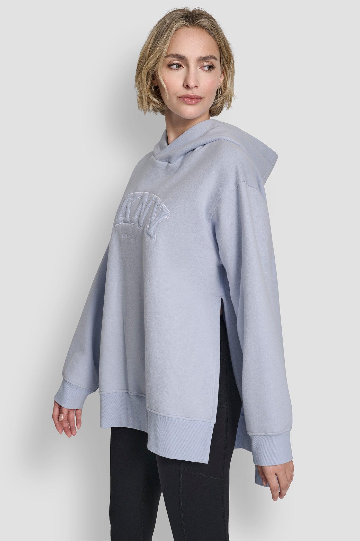 3D VARSITY LOGO OVERSIZED TUNIC HOODIE Product Image