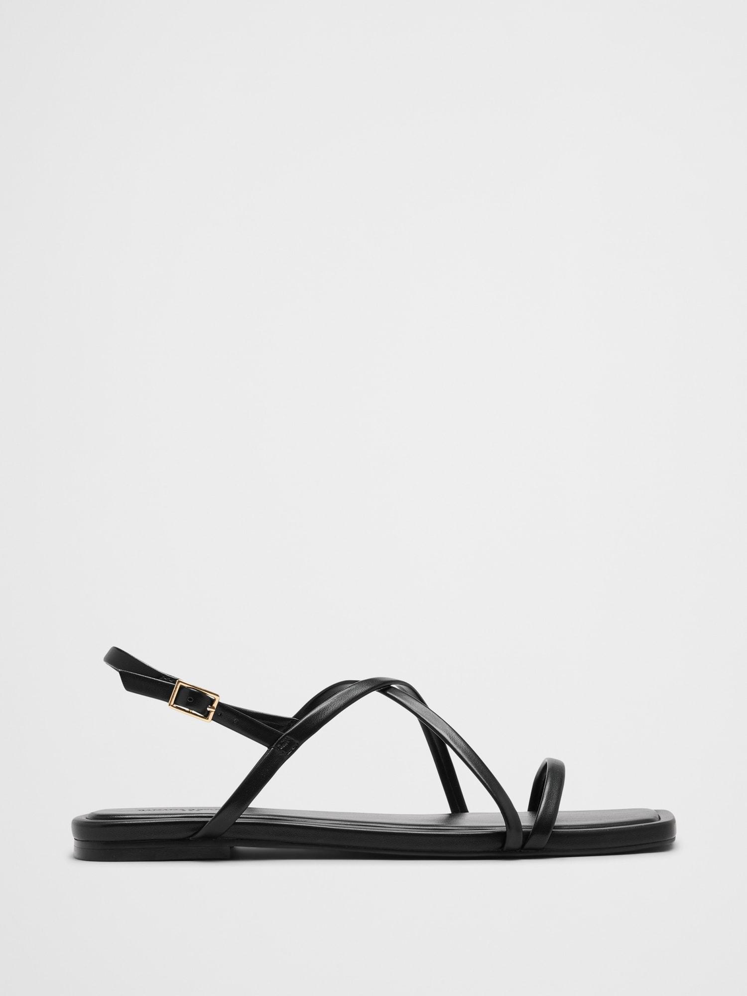 Vegan Leather Strappy Sandal Product Image