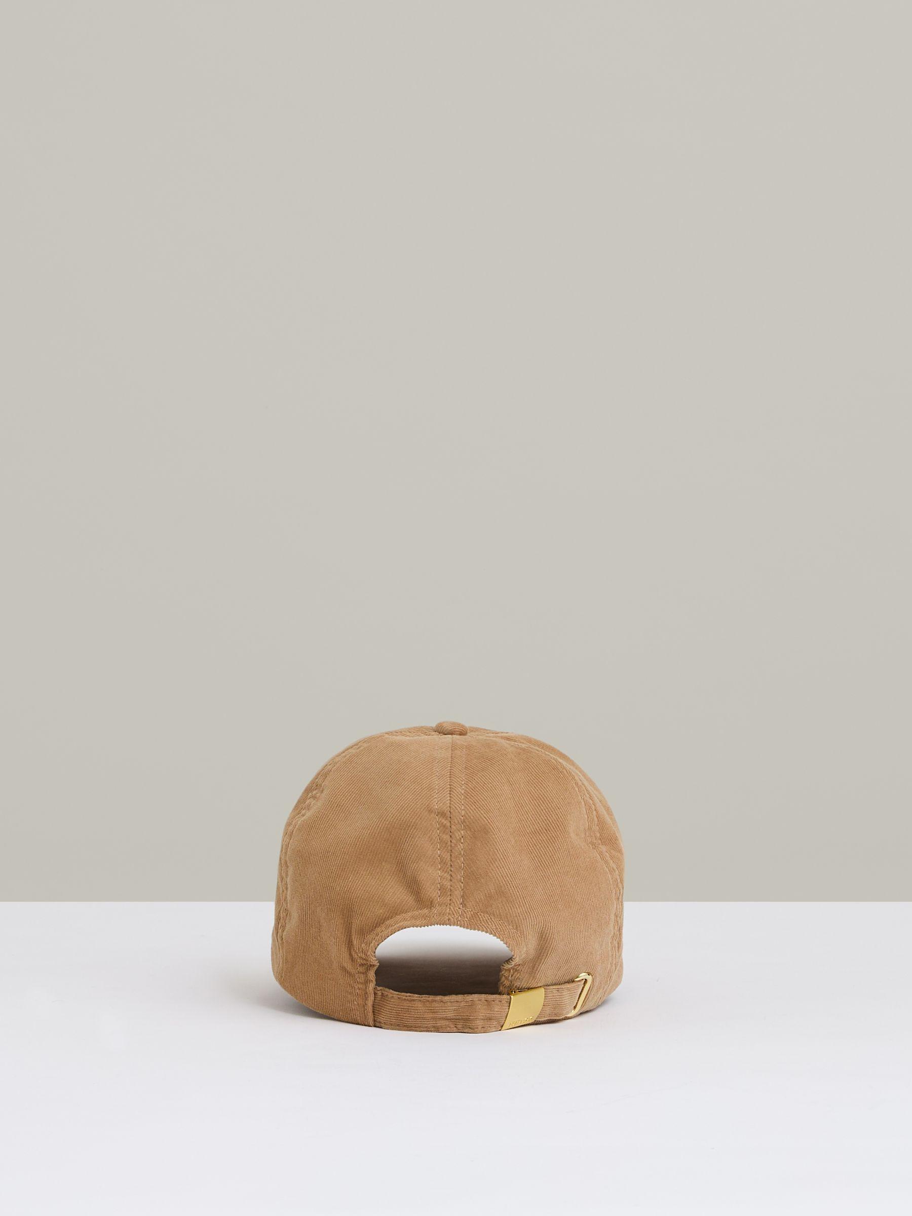 Corduroy Baseball Cap in Brown Product Image