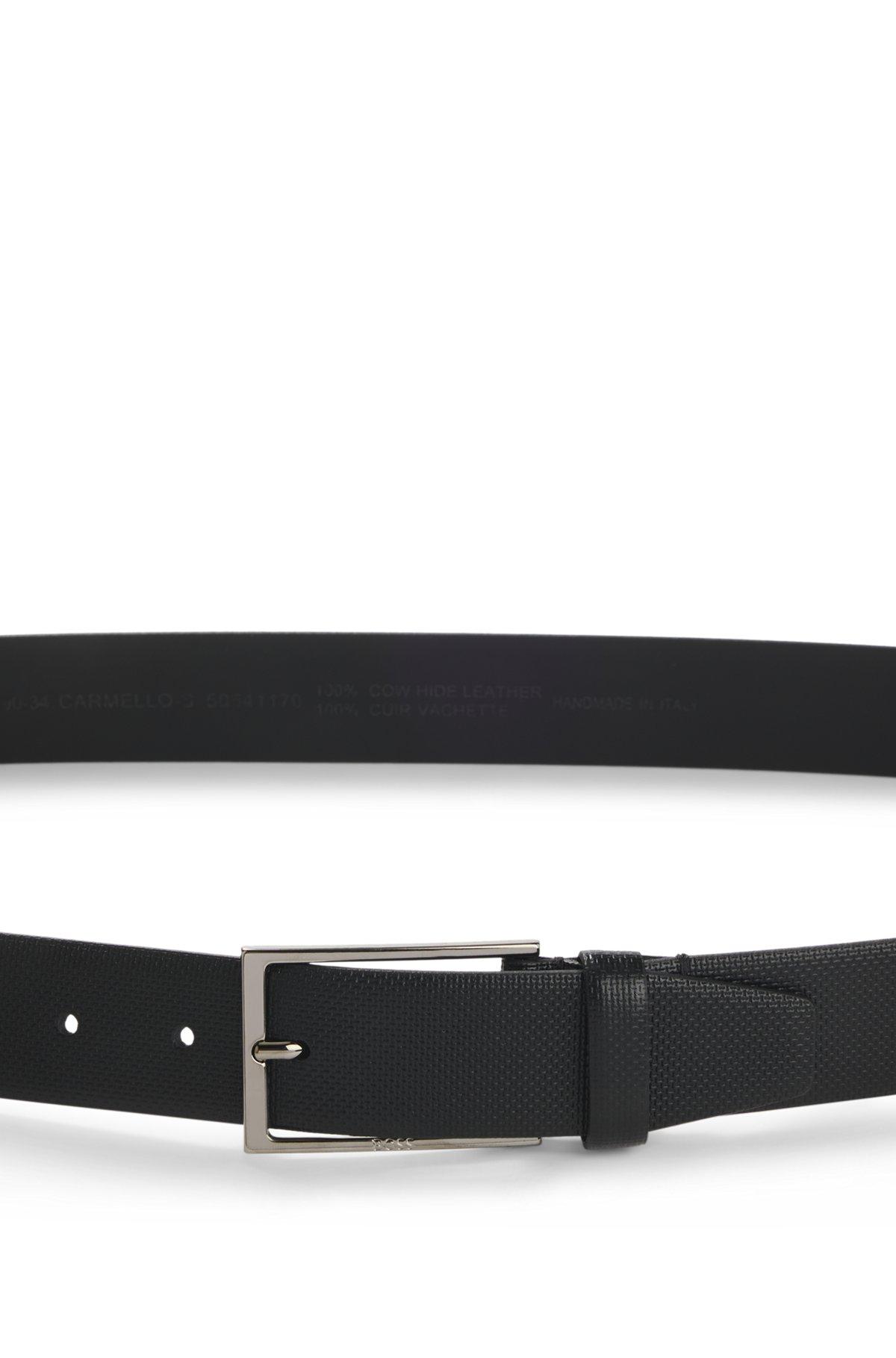 Belt bag with trims in printed Italian leather Product Image