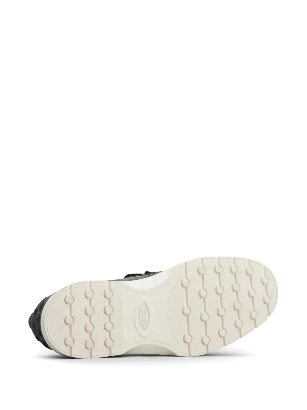 logo-debossed suede loafers Product Image