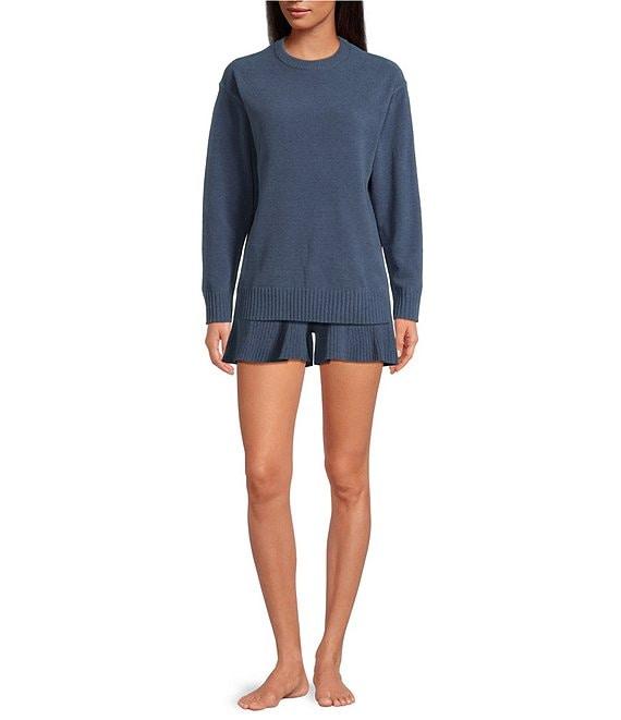 UGG Jodee Cozy Knit Lite Flowy High Waisted Coordinating Lounge Shorts Product Image