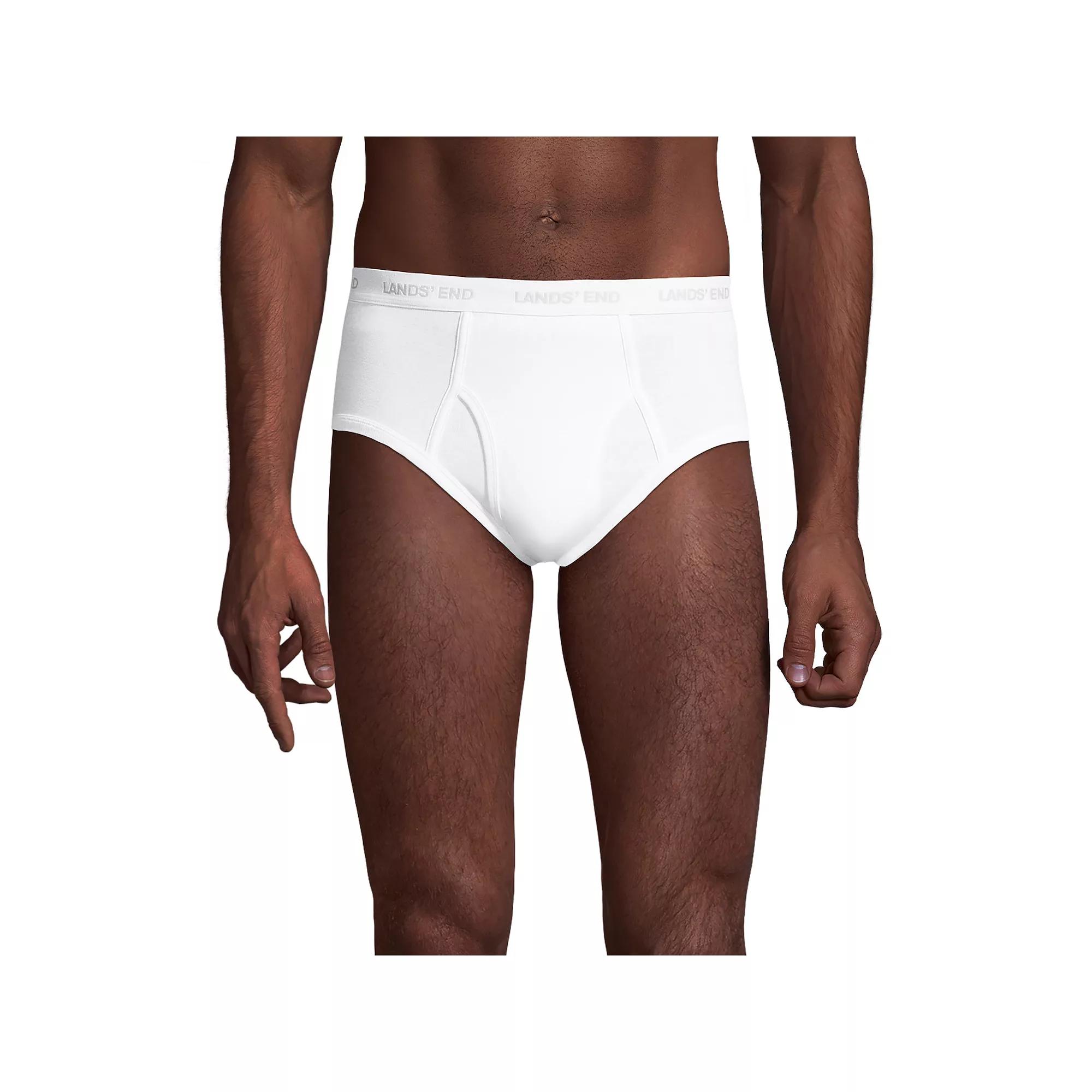 Men's Lands' End 3-Pack Knit Briefs,  Product Image