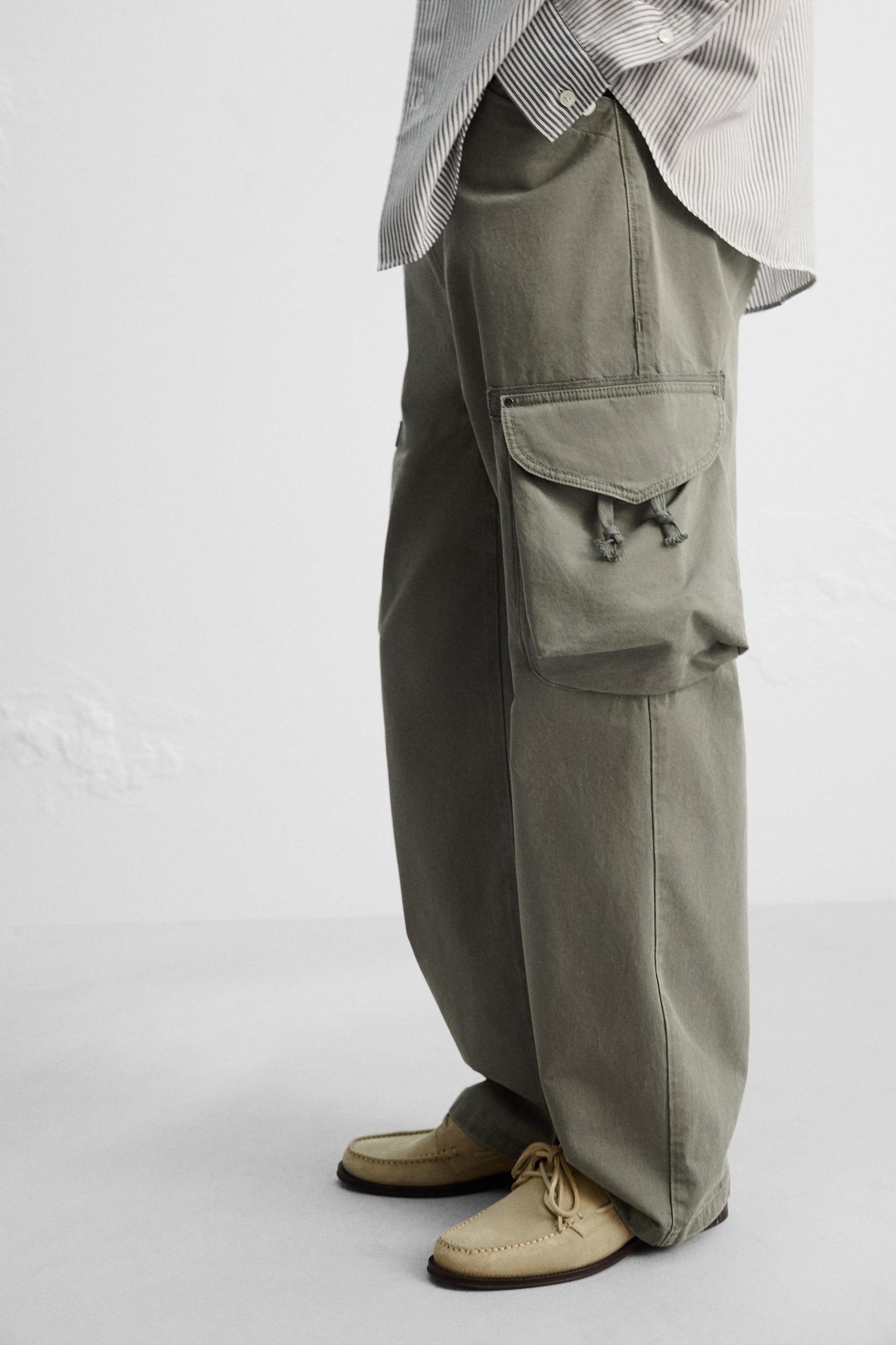 WASHED CARGO PANTS Product Image