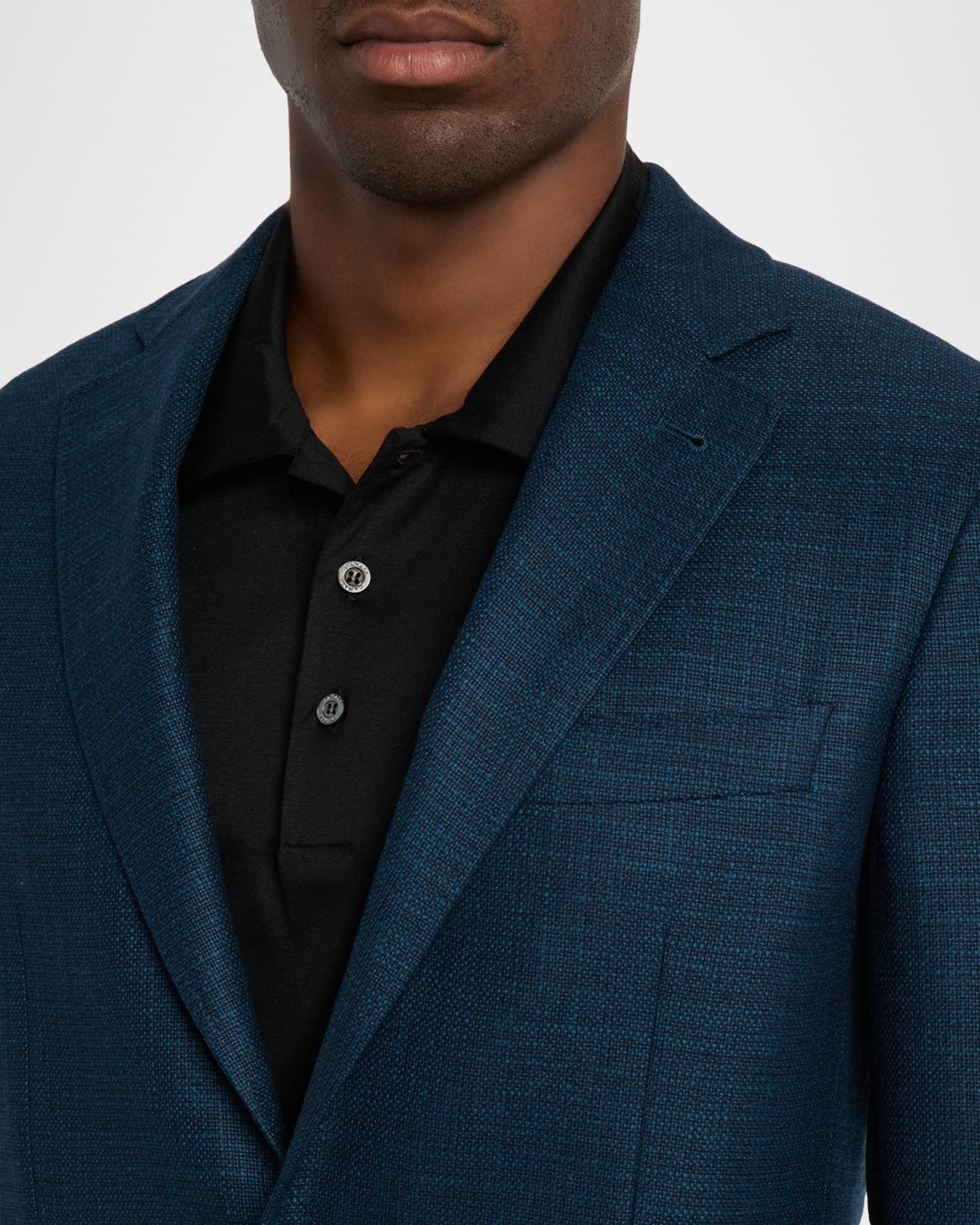 Men's Wool Textured Notch Lapel Sport Coat Product Image