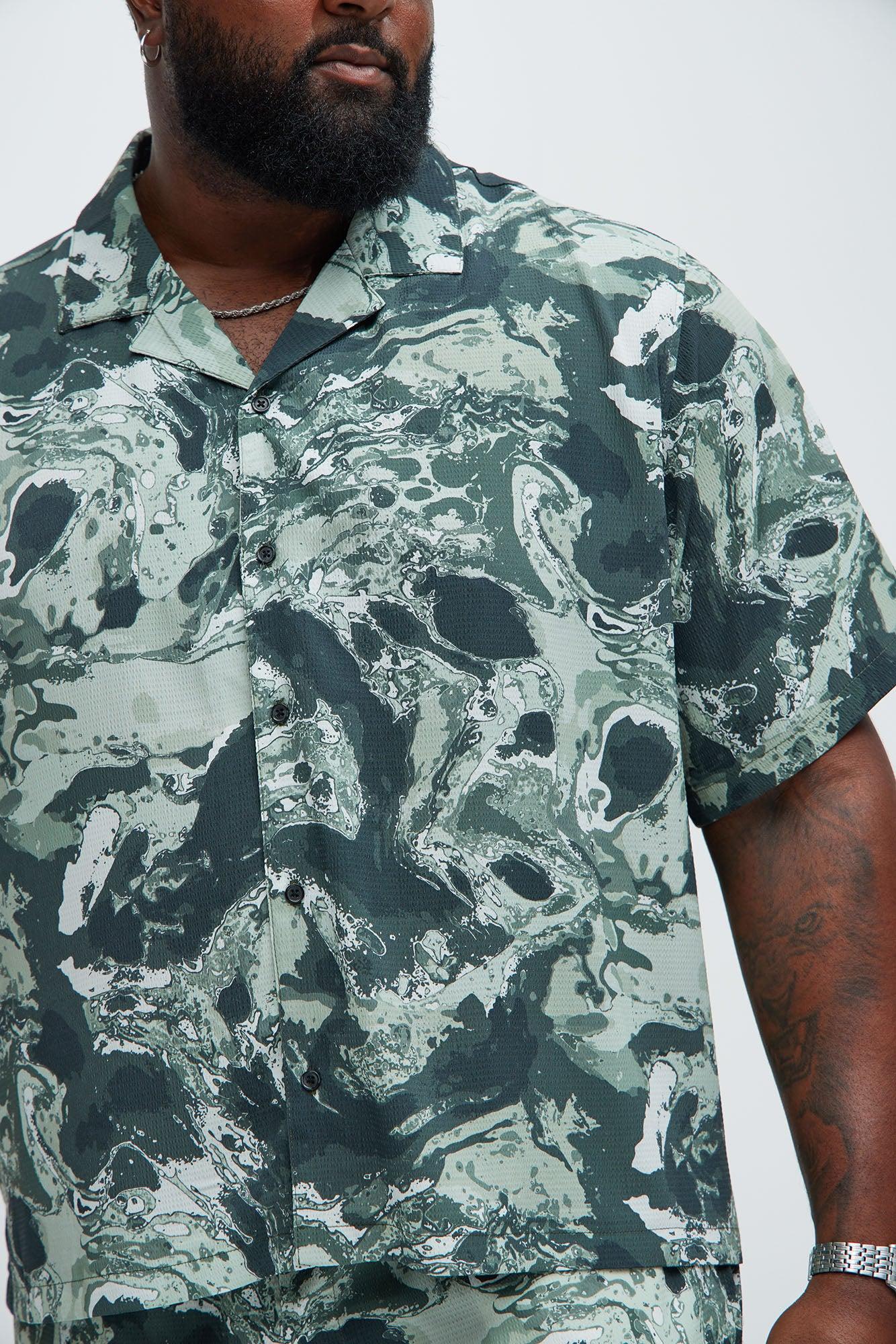 Caspian Textured Shirt - Black/combo Product Image