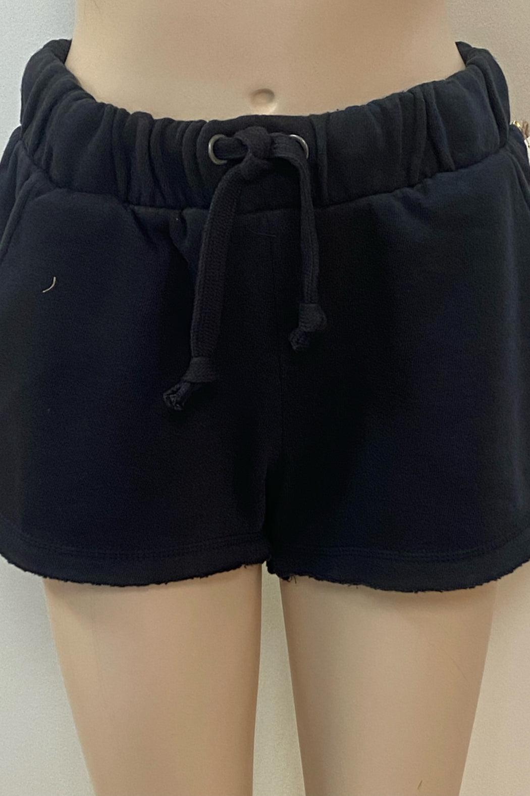 Wash Cropped Raw Edge Shorts Product Image