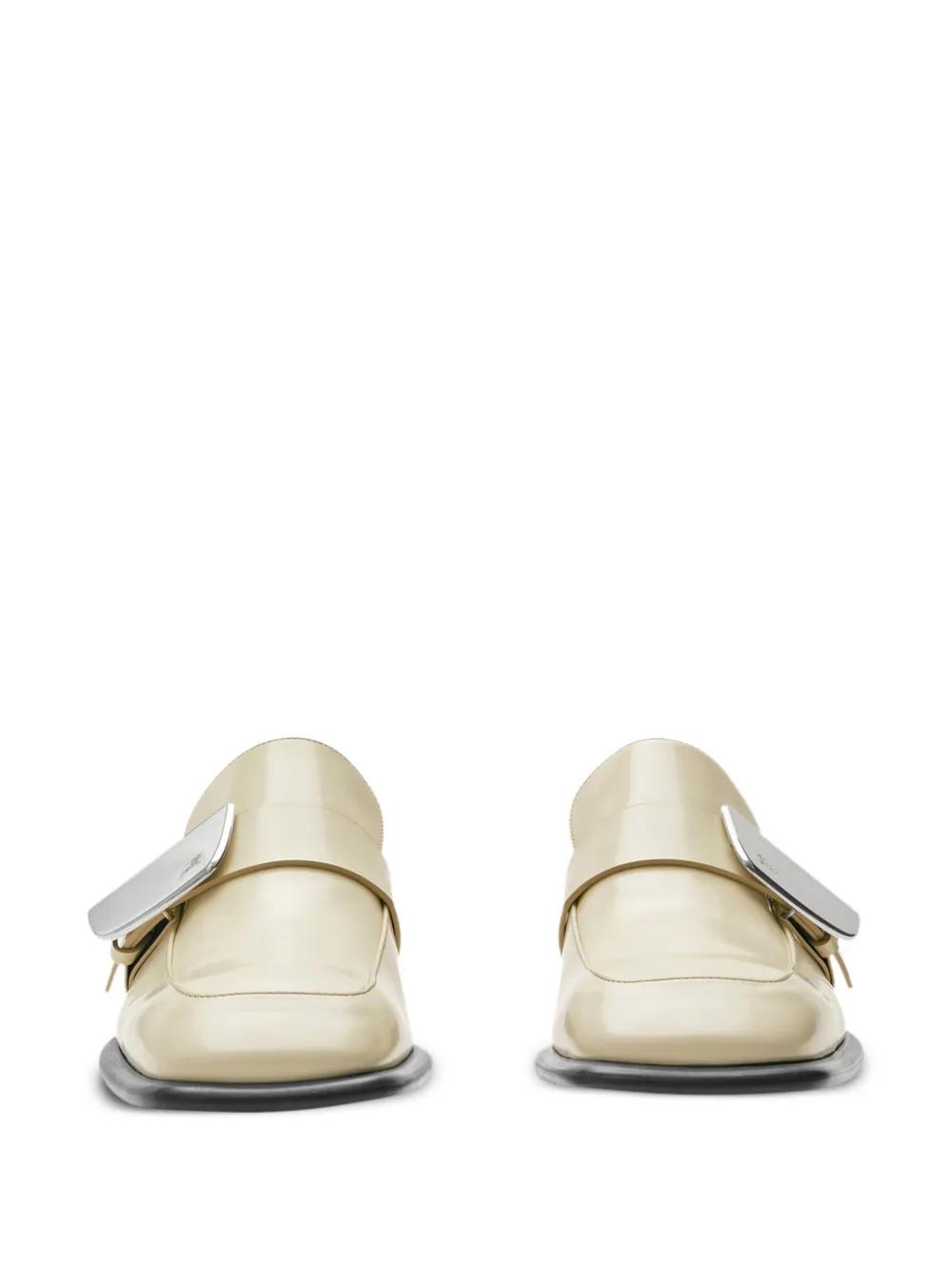 Shield leather loafers Product Image