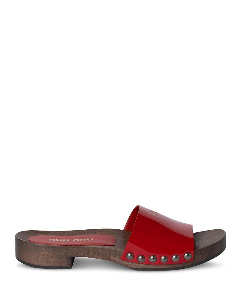 Womens Patent Leather Clogs Product Image