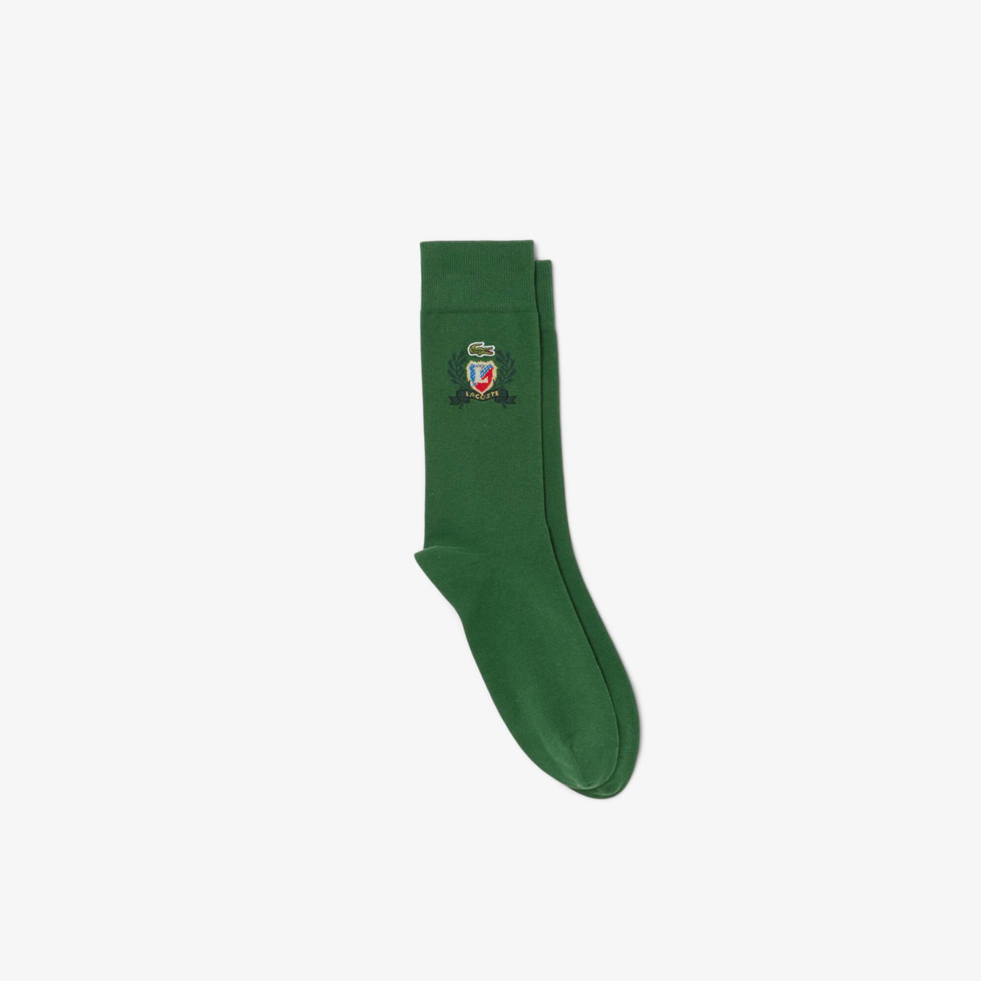 Jacquard Shield Accent Socks Product Image