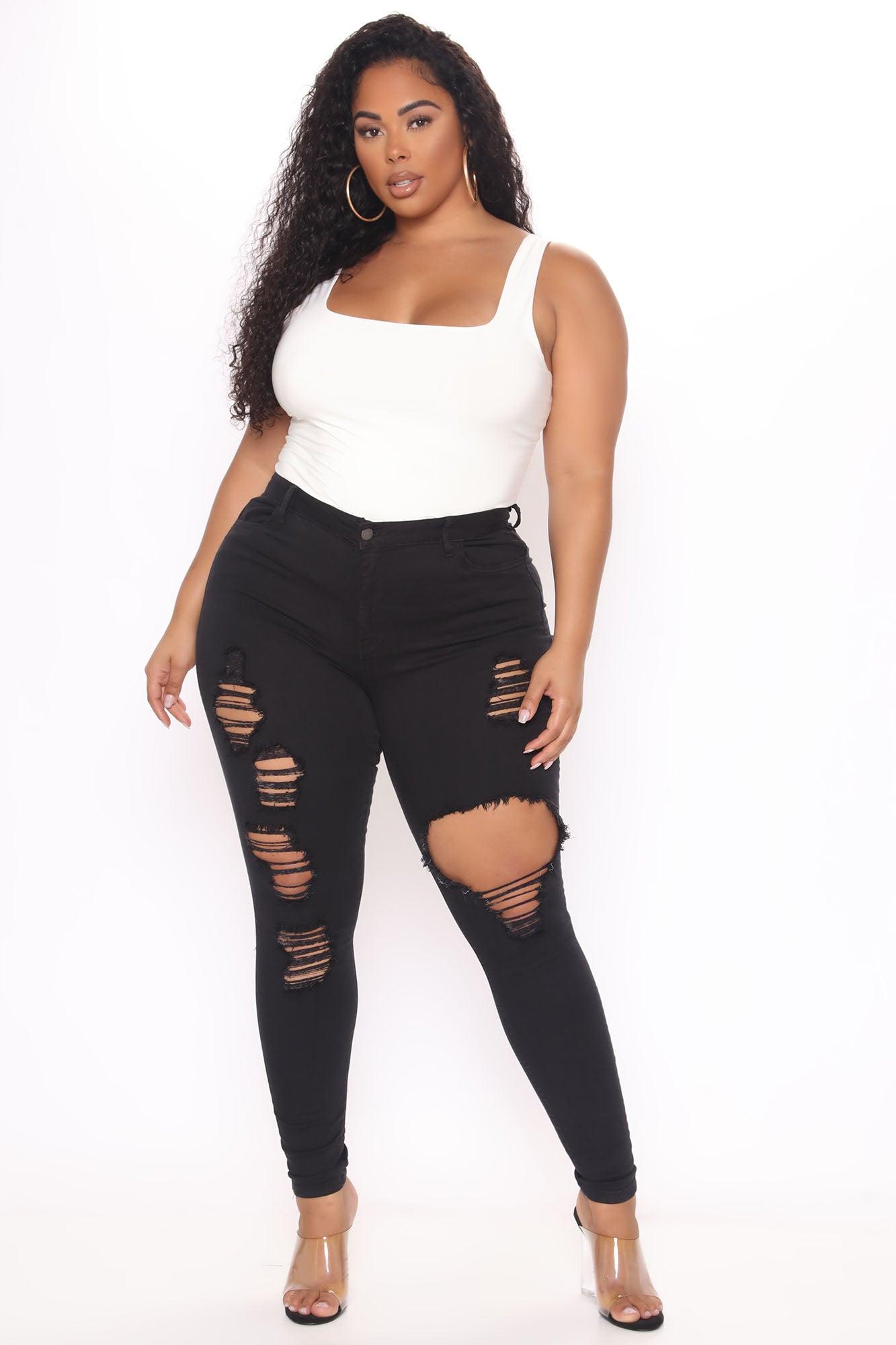 Glistening Jeans - Black Product Image