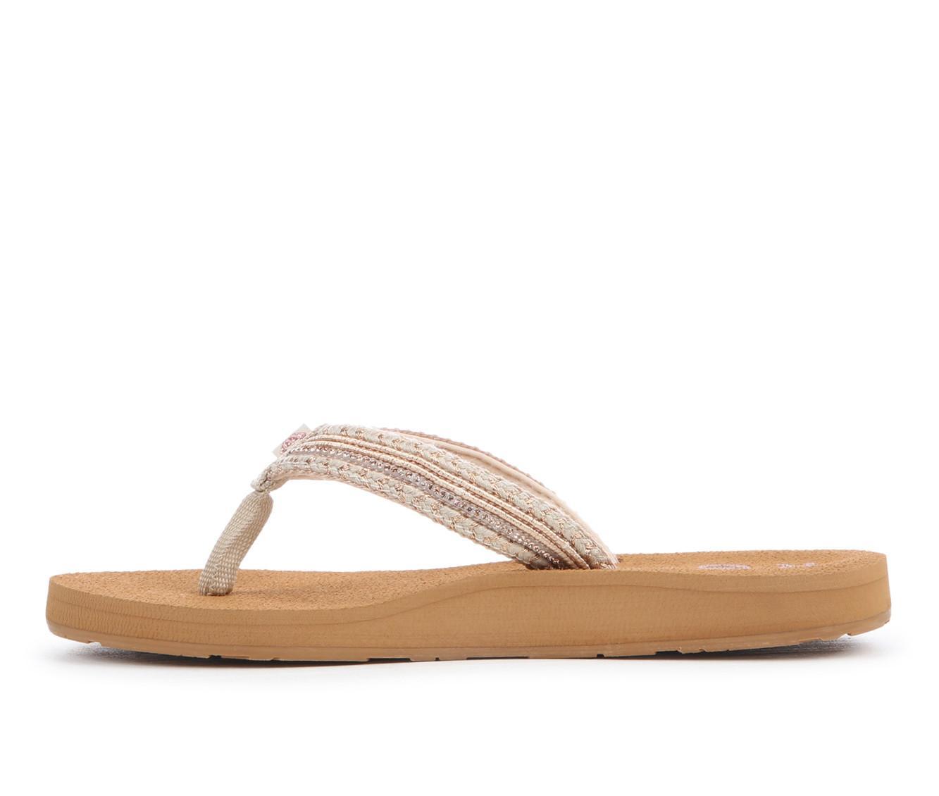 Women's Roxy Tidepool Bling Flip-Flops Product Image