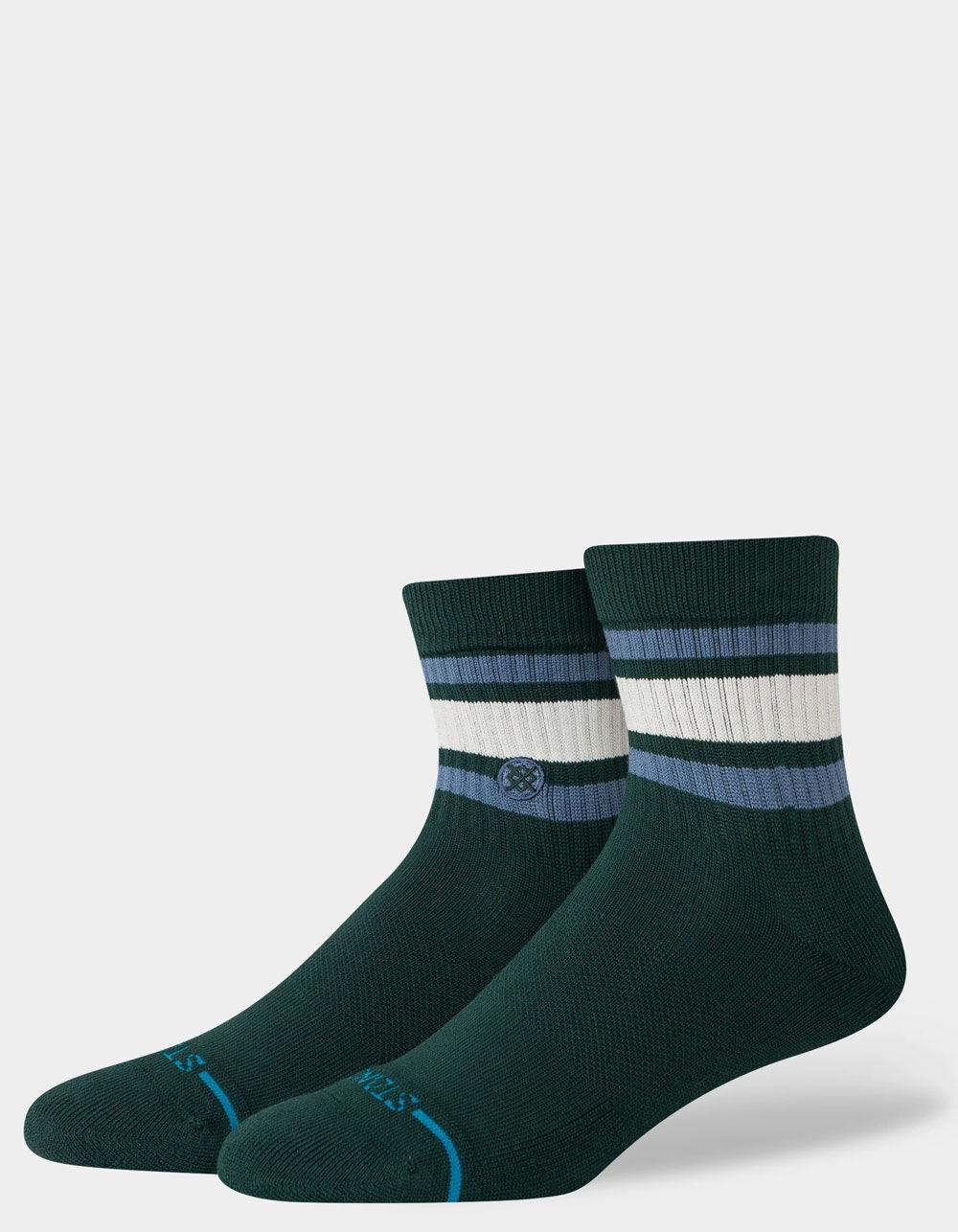 STANCE Boyd Mens Quarter Socks - GREEN COMBO Product Image