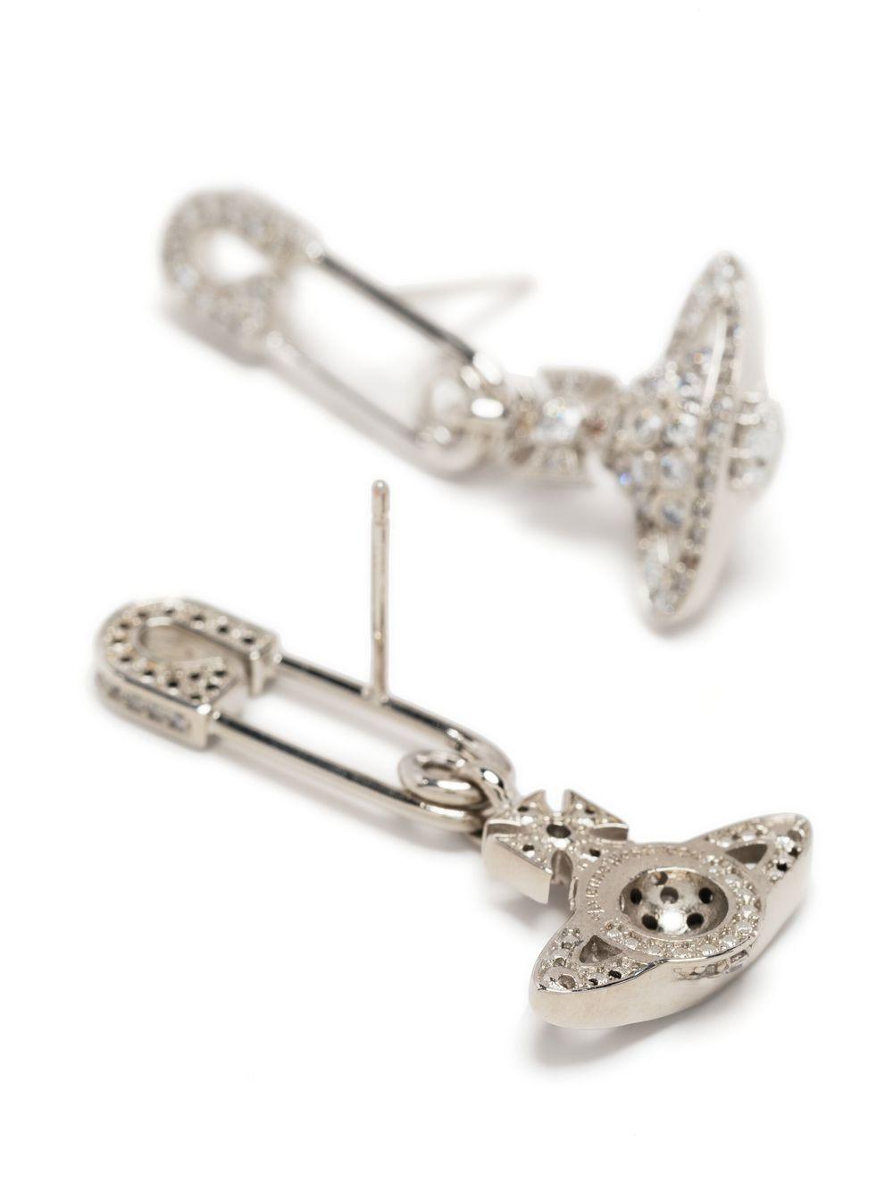 safety pin detail earrings Product Image