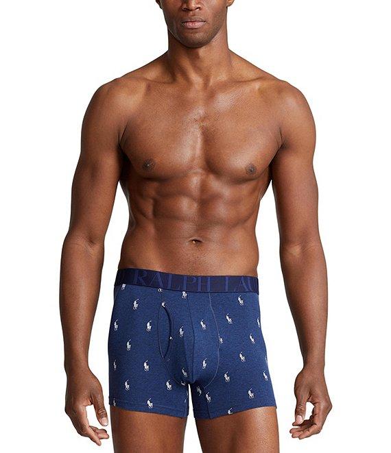 Polo Ralph Lauren Blue Boxer Briefs 3-Pack Product Image
