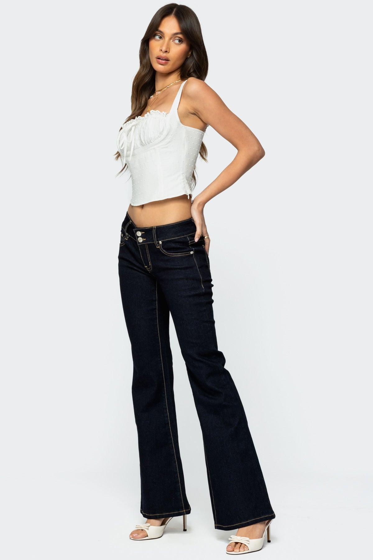 Tilda Low Rise Flared Jeans Product Image