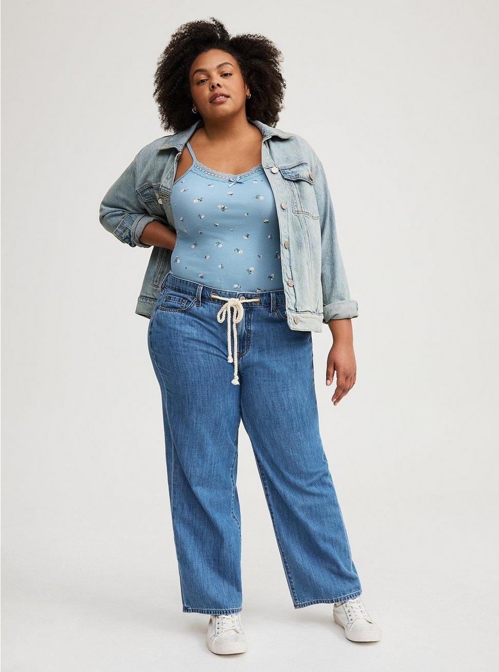 Lace Trim V-Neck Cami Product Image