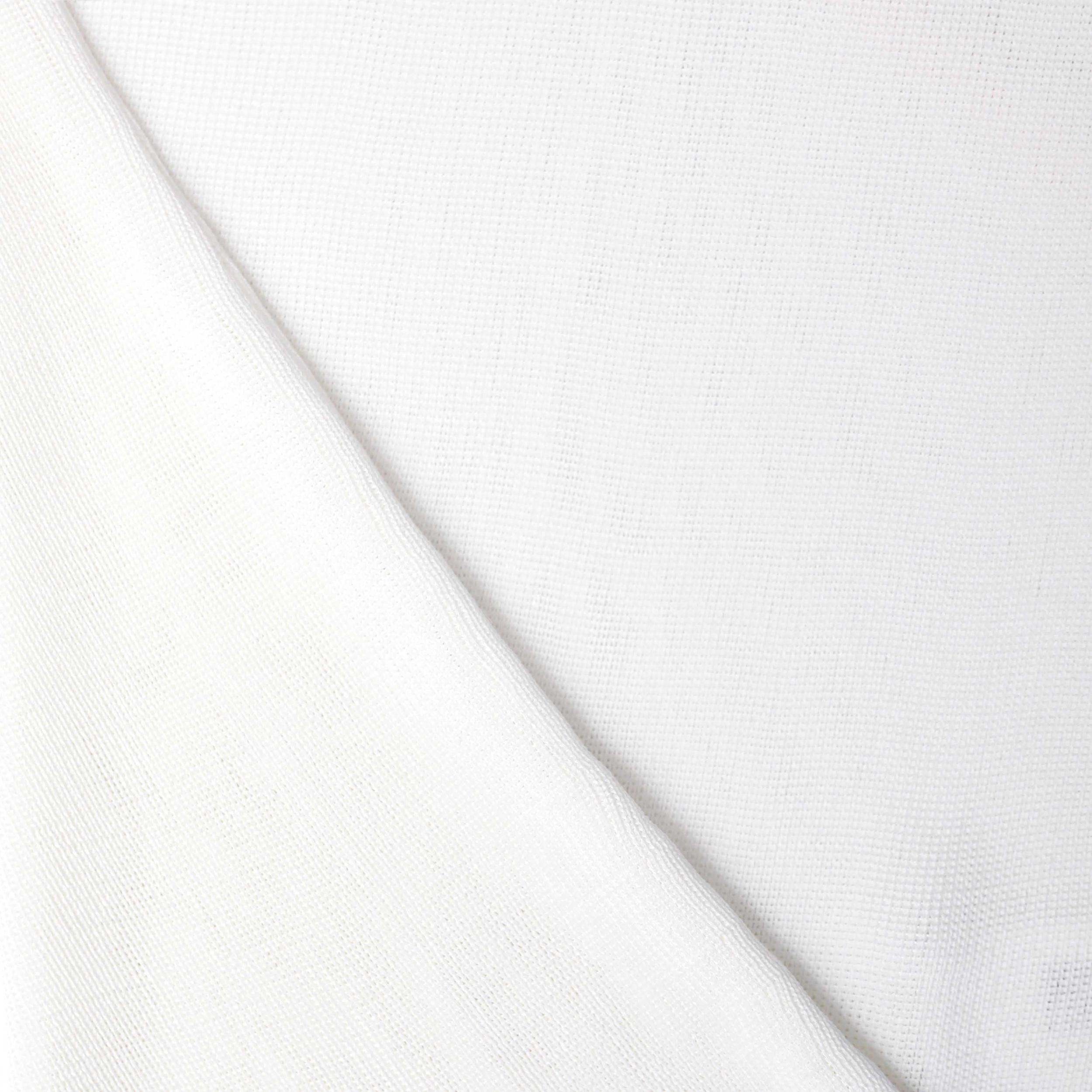 White Viscose Knit Top Product Image