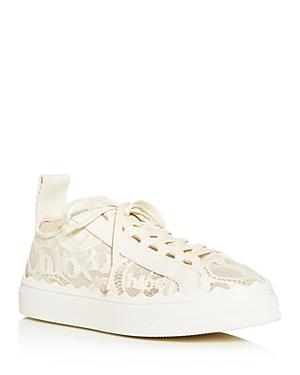 Lauren Logo Lace Low-Top Sneakers Product Image
