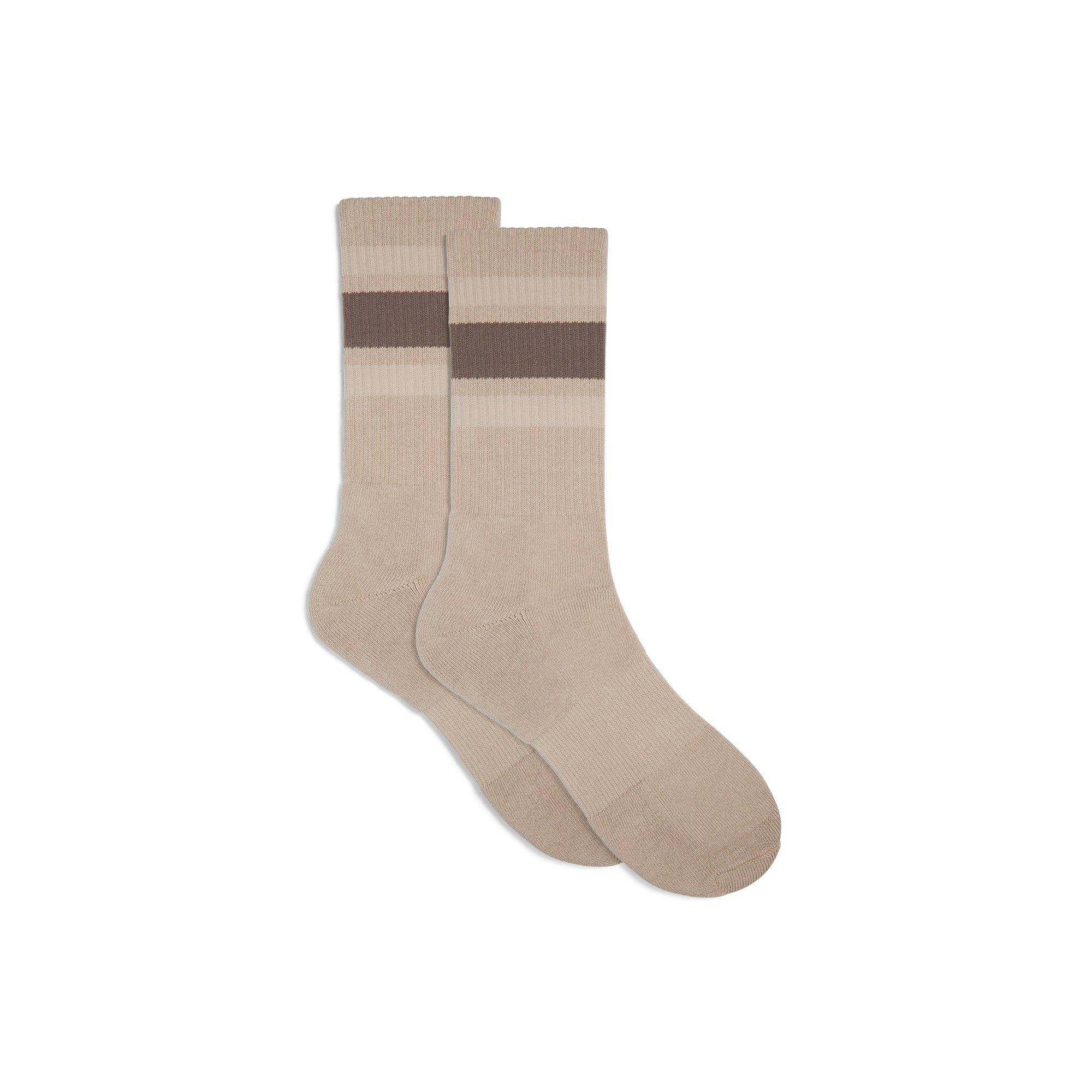 MENS EVERYDAY STRIPE SOCK | TAN Product Image