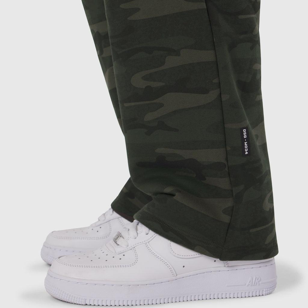 W034. Sorona® Terry Straight Leg Sweats - Dark Camo Product Image