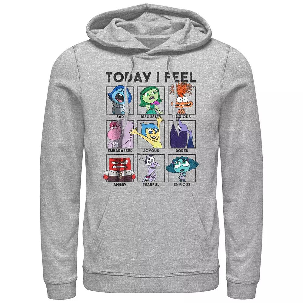 Disney's Inside Out 2 Today I Feel Group Shot Emotion Boxes Men's Graphic Hoodie,  Product Image