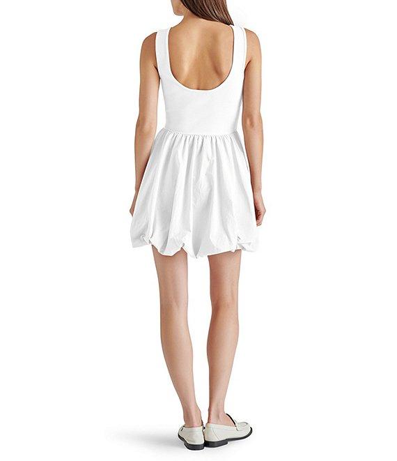 Steve Madden Palermo Boat Neck Sleeveless Bubble Hem Mini Dress Product Image